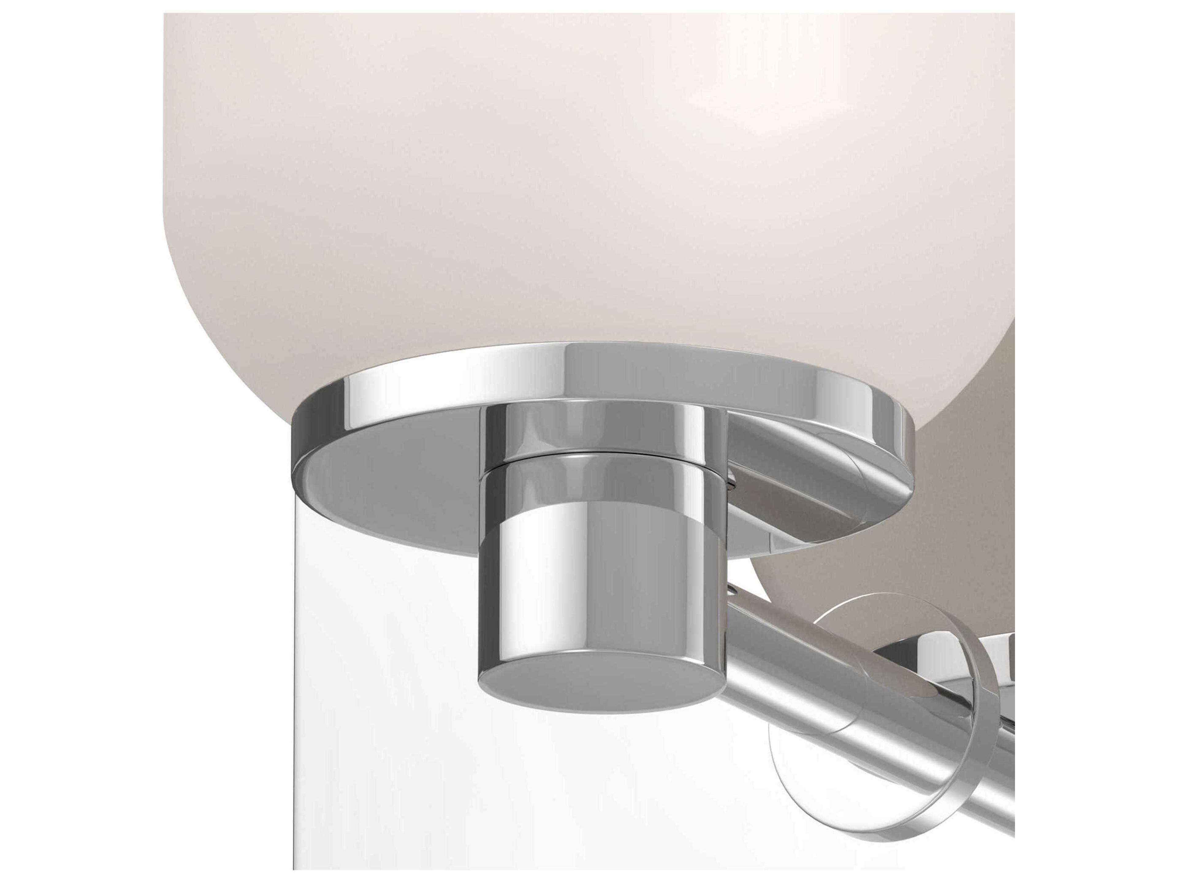 Kuzco Lighting Nola 1-Light Chrome Wall Sconce