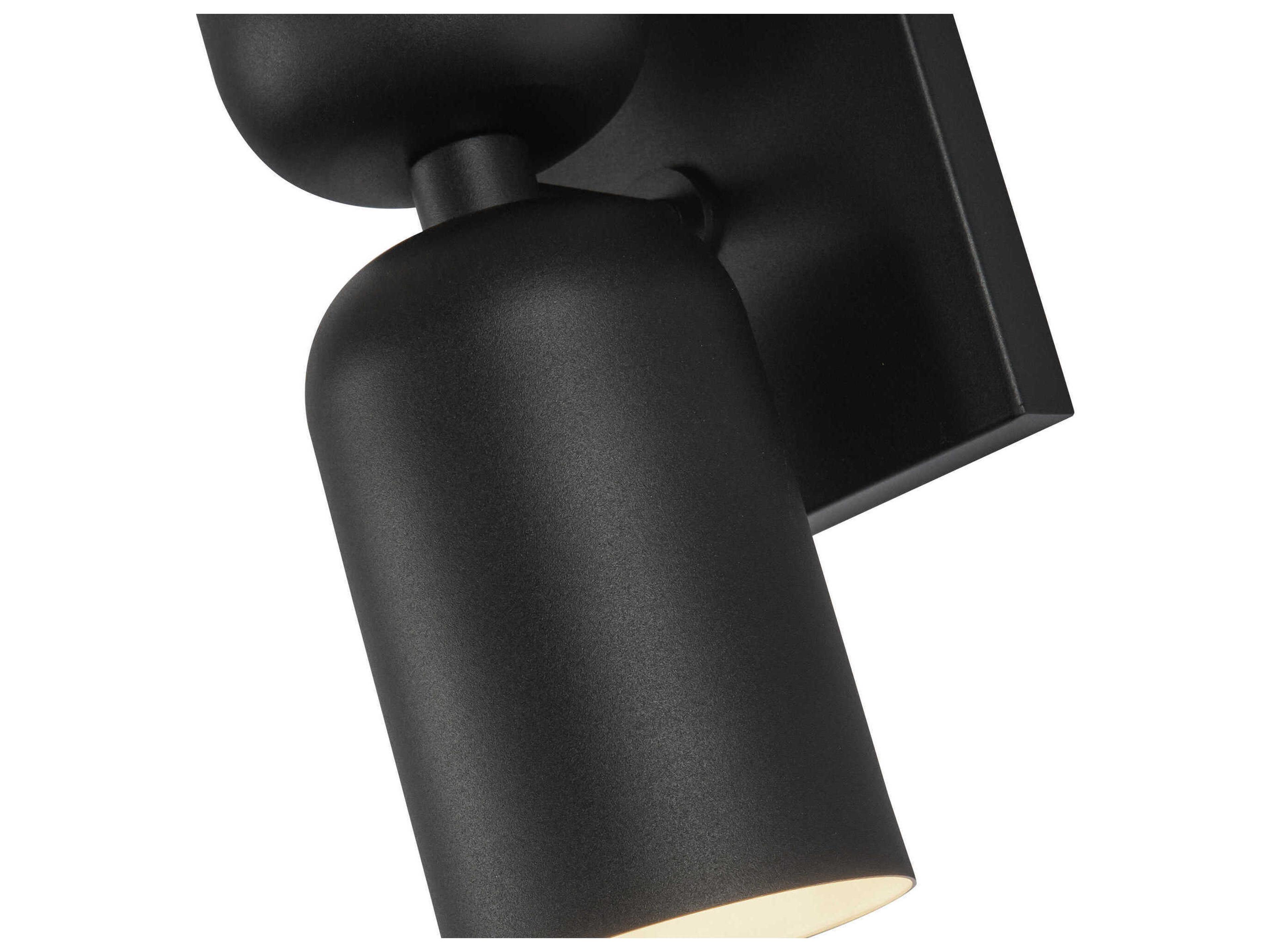 Kuzco Lighting Nola 2-Light Black Wall Sconce