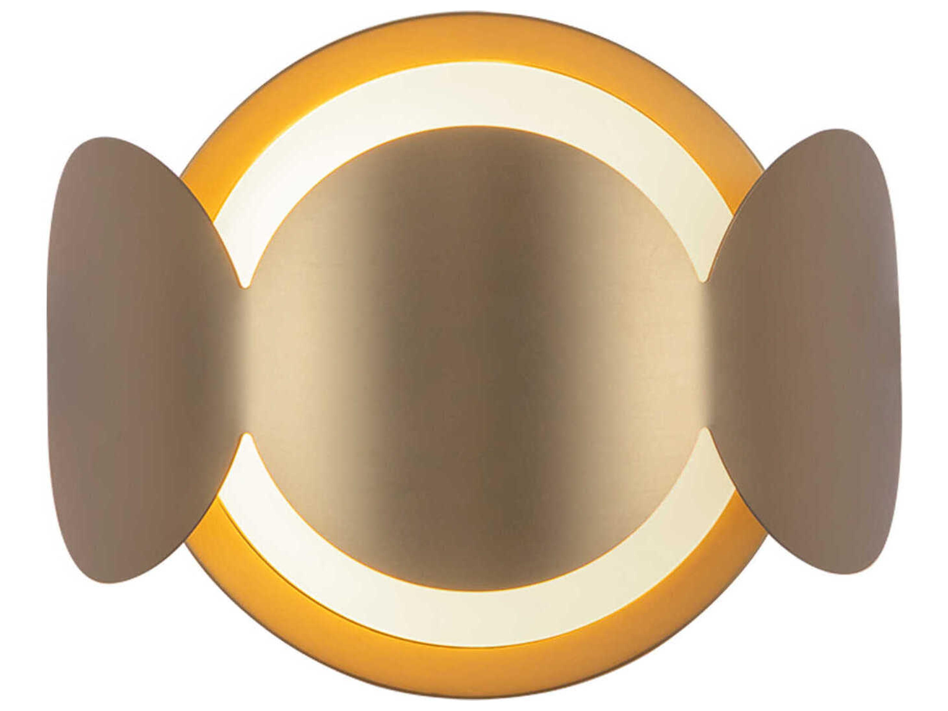 Ciel 1-Light Brushed Gold Wall Sconce