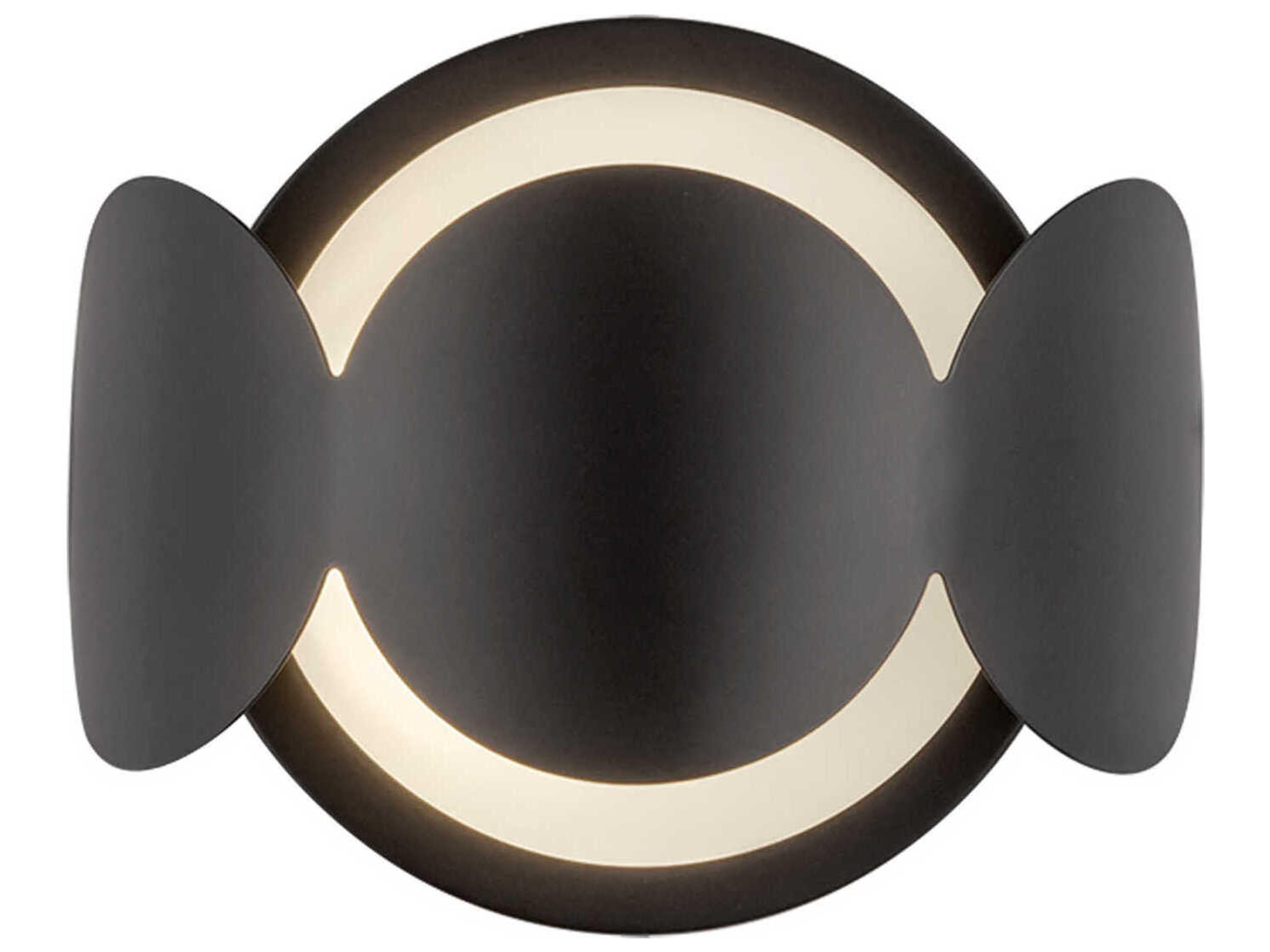 Ciel 1-Light Black Wall Sconce