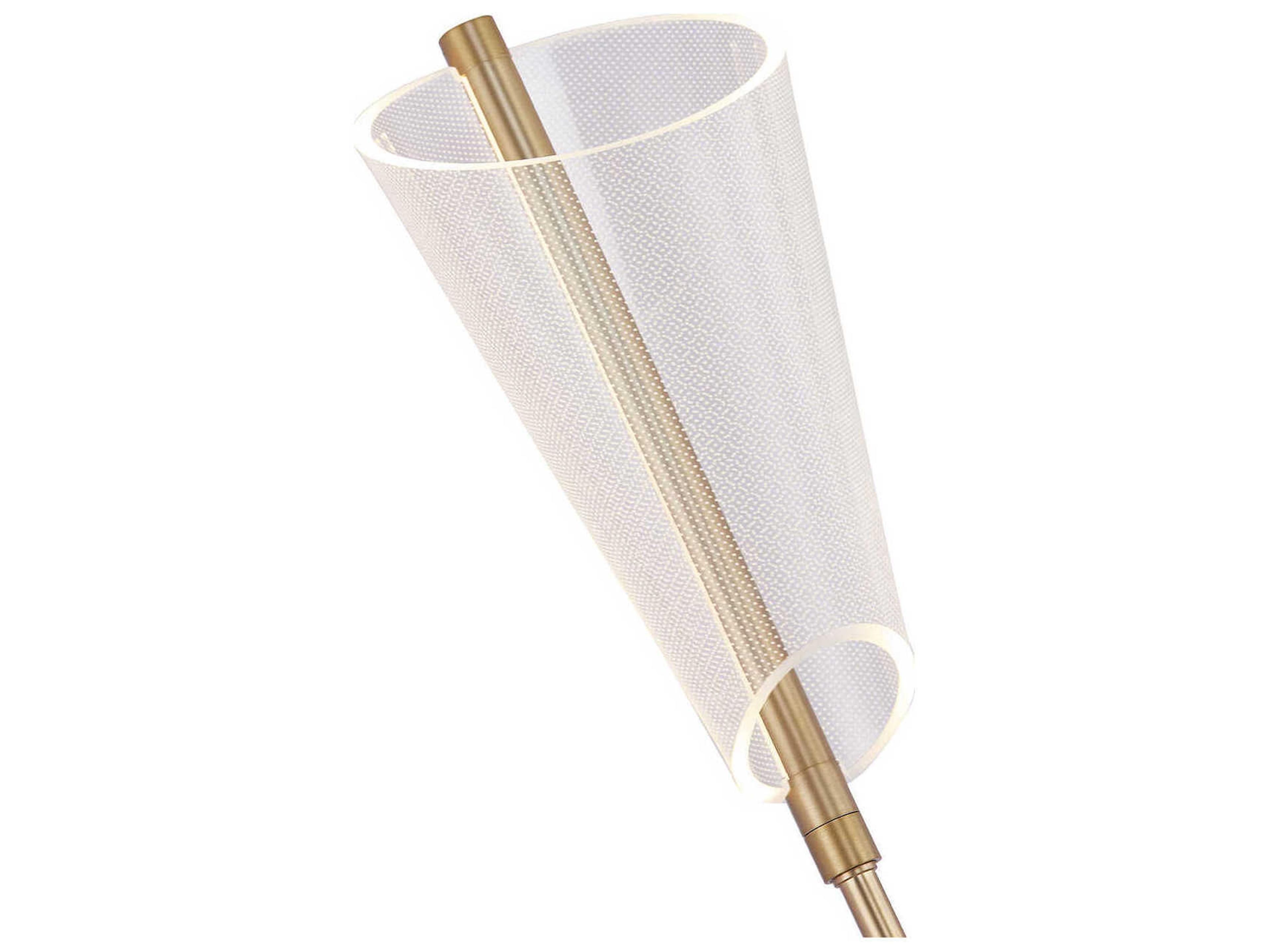 Kuzco Lighting Mulberry Brushed Gold Wall Sconce