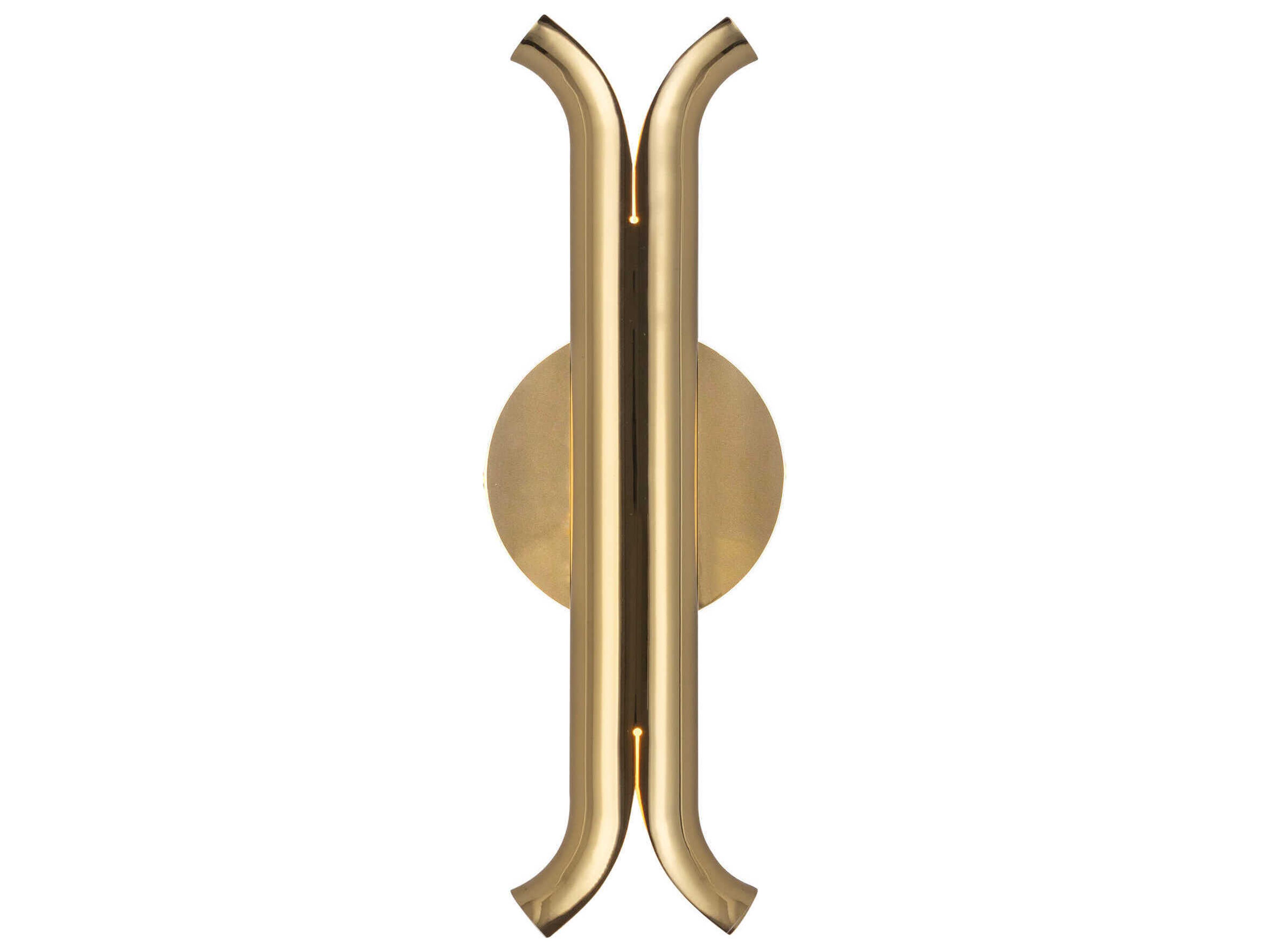 Husk Metallic Brass Wall Sconce