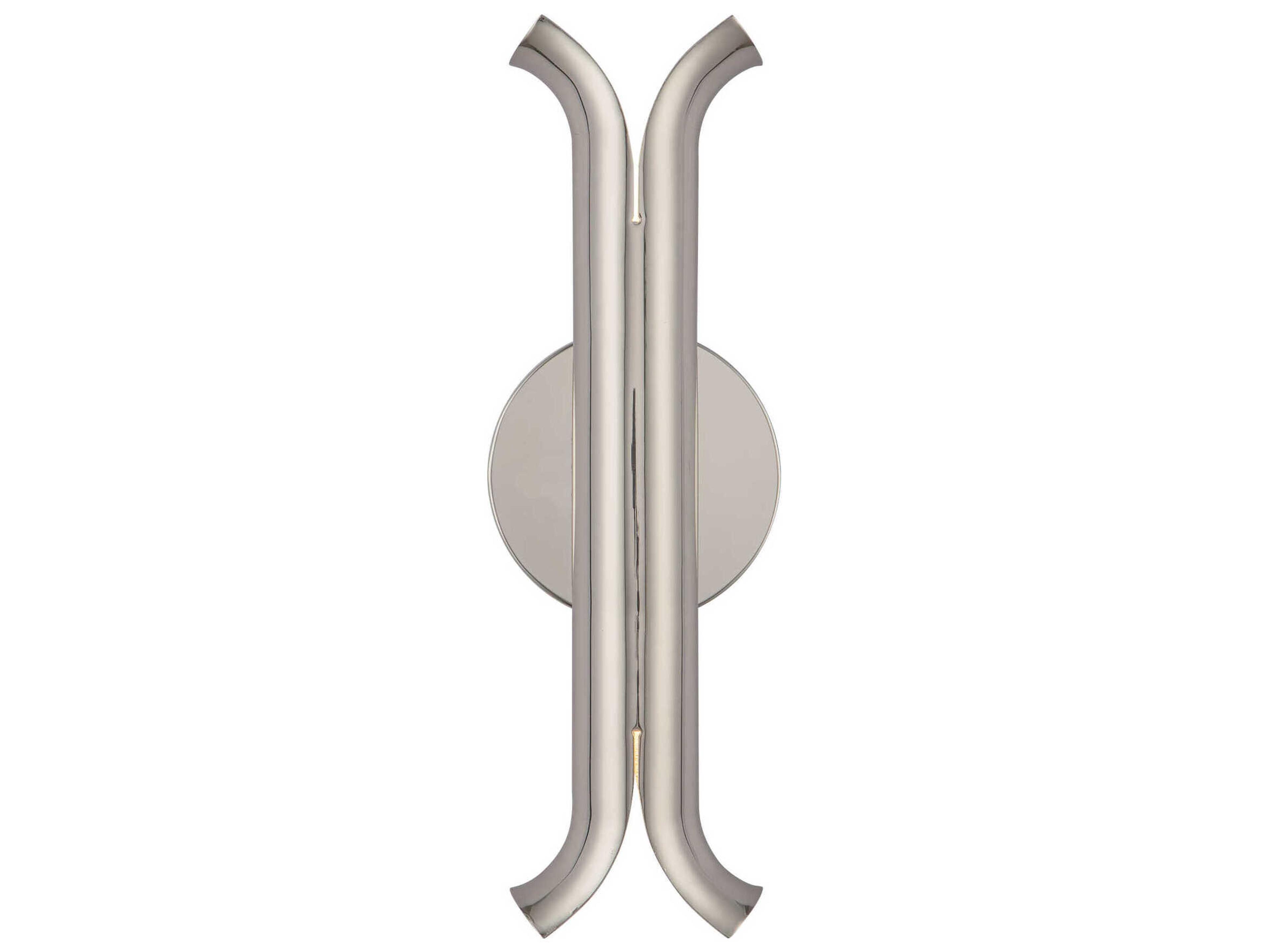 Husk Polished Nickel Wall Sconce