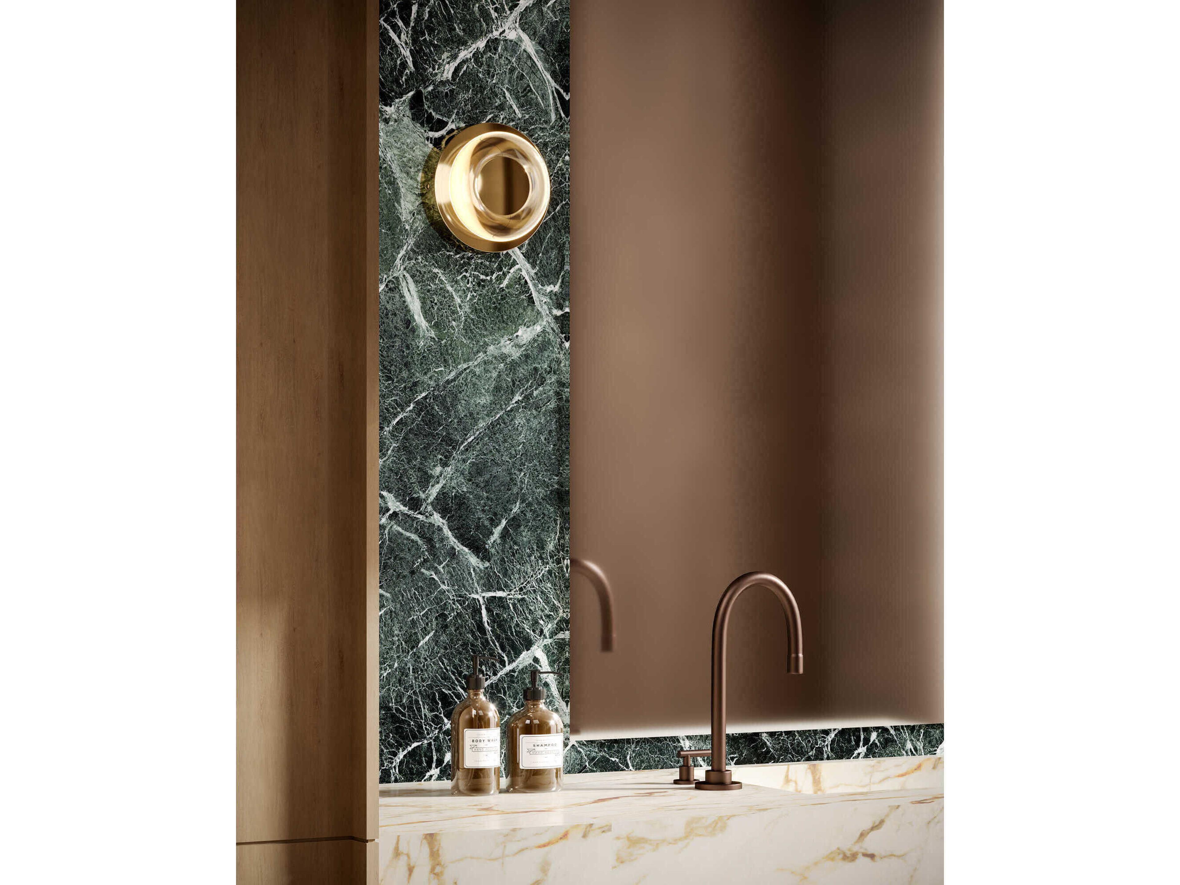 Kuzco Lighting Stephord Metallic Brass Wall Sconce