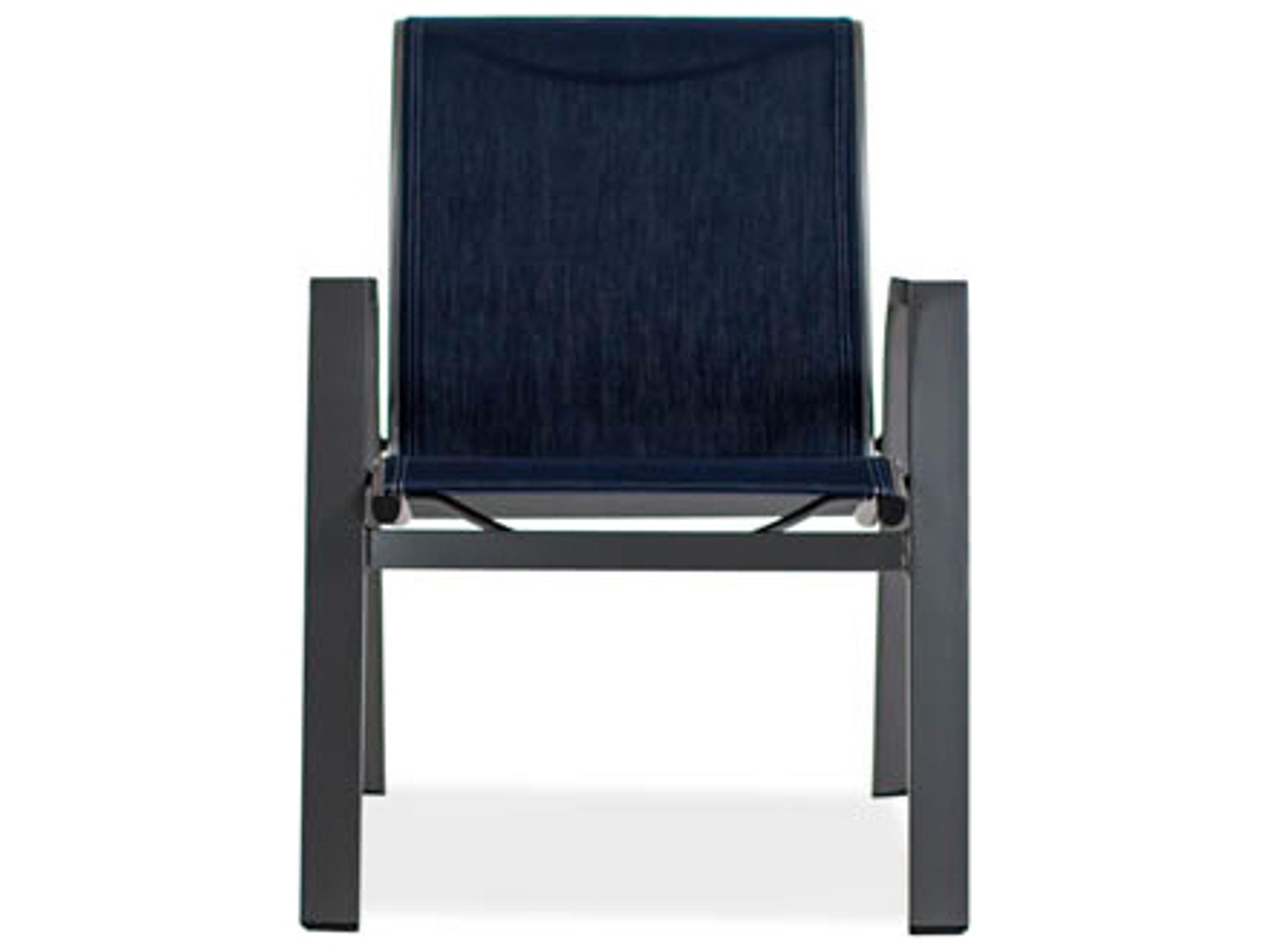 Koverton Ella Aluminum Sling Stackable Outdoor Patio Dining Arm Chair