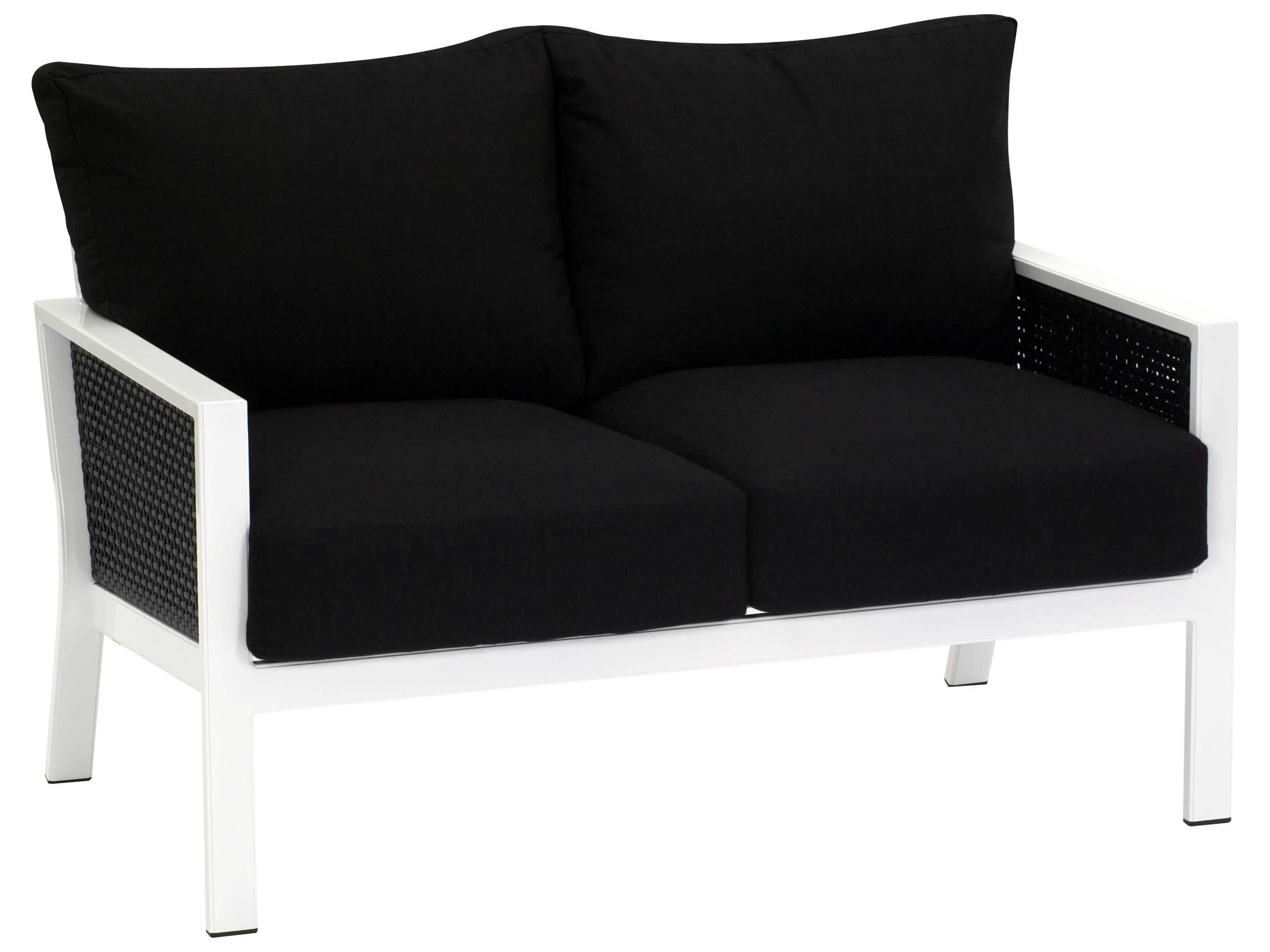 Parkview Woven Wicker Deep Seating Outdoor Patio Loveseat