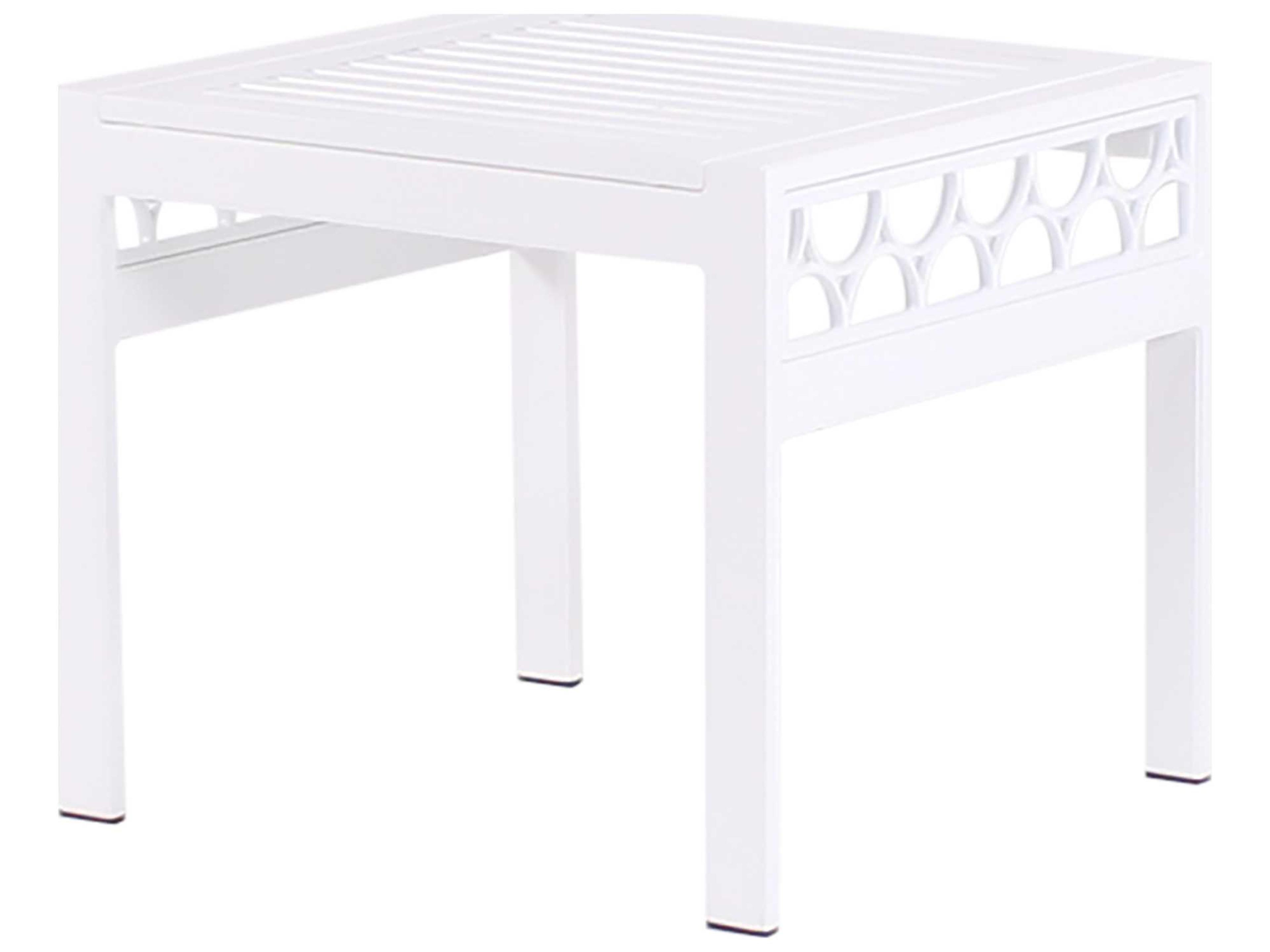 Parkview Cast Aluminum Rectangular Outdoor Patio Side Table