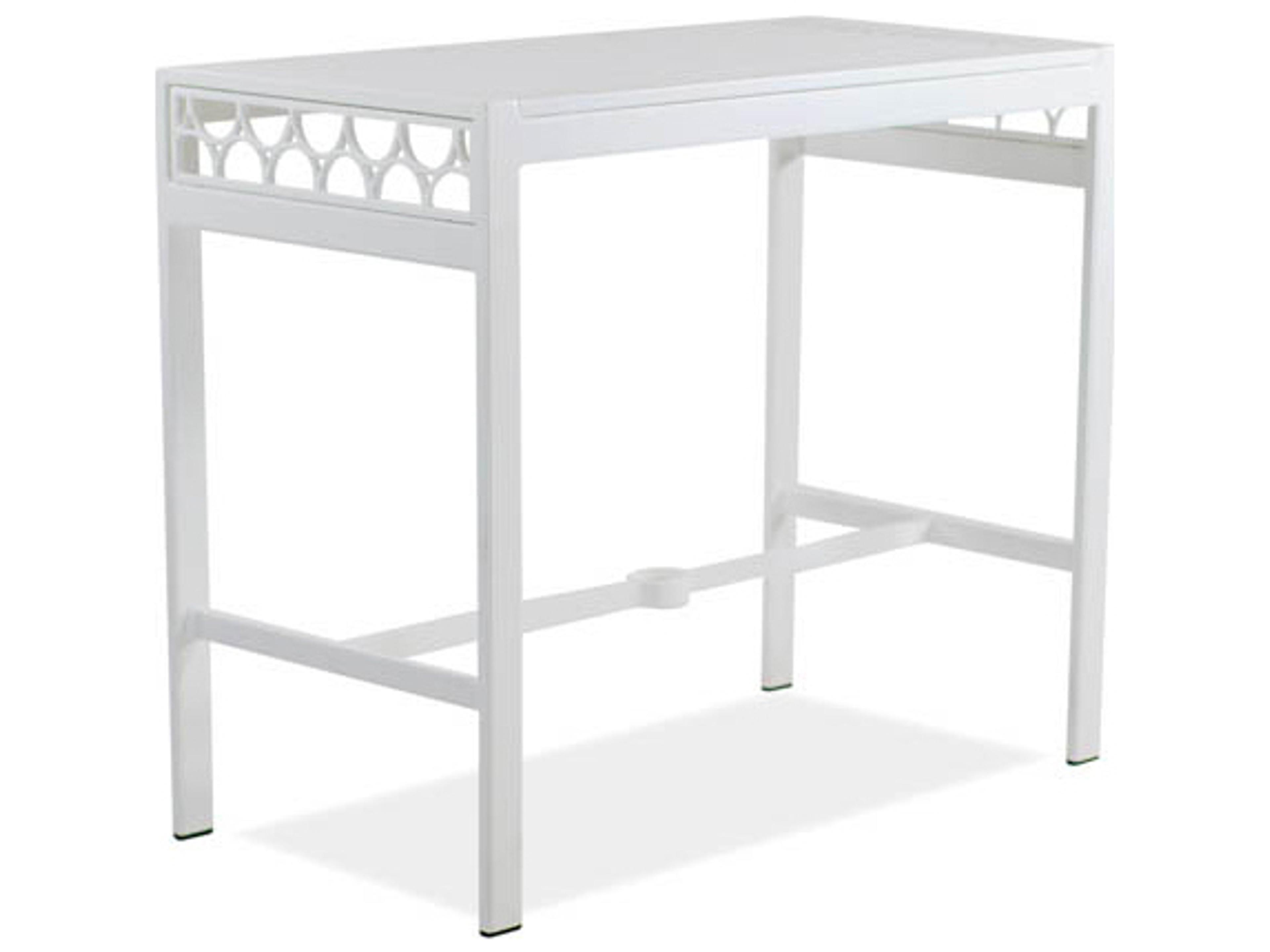 Parkview Cast Aluminum Rectangular Patio Bar Table