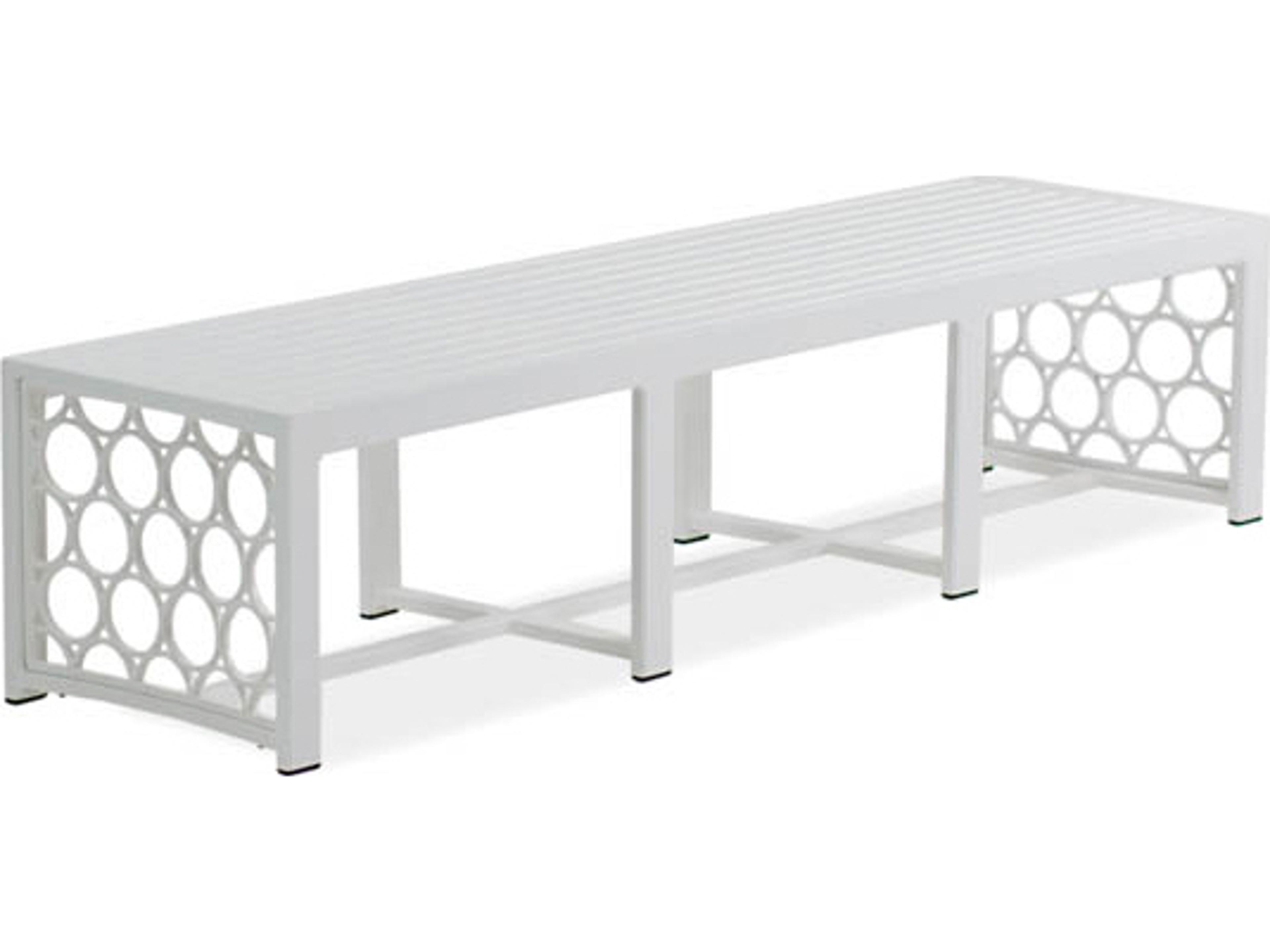 Koverton Parkview Cast Aluminum Dining Patio Bench