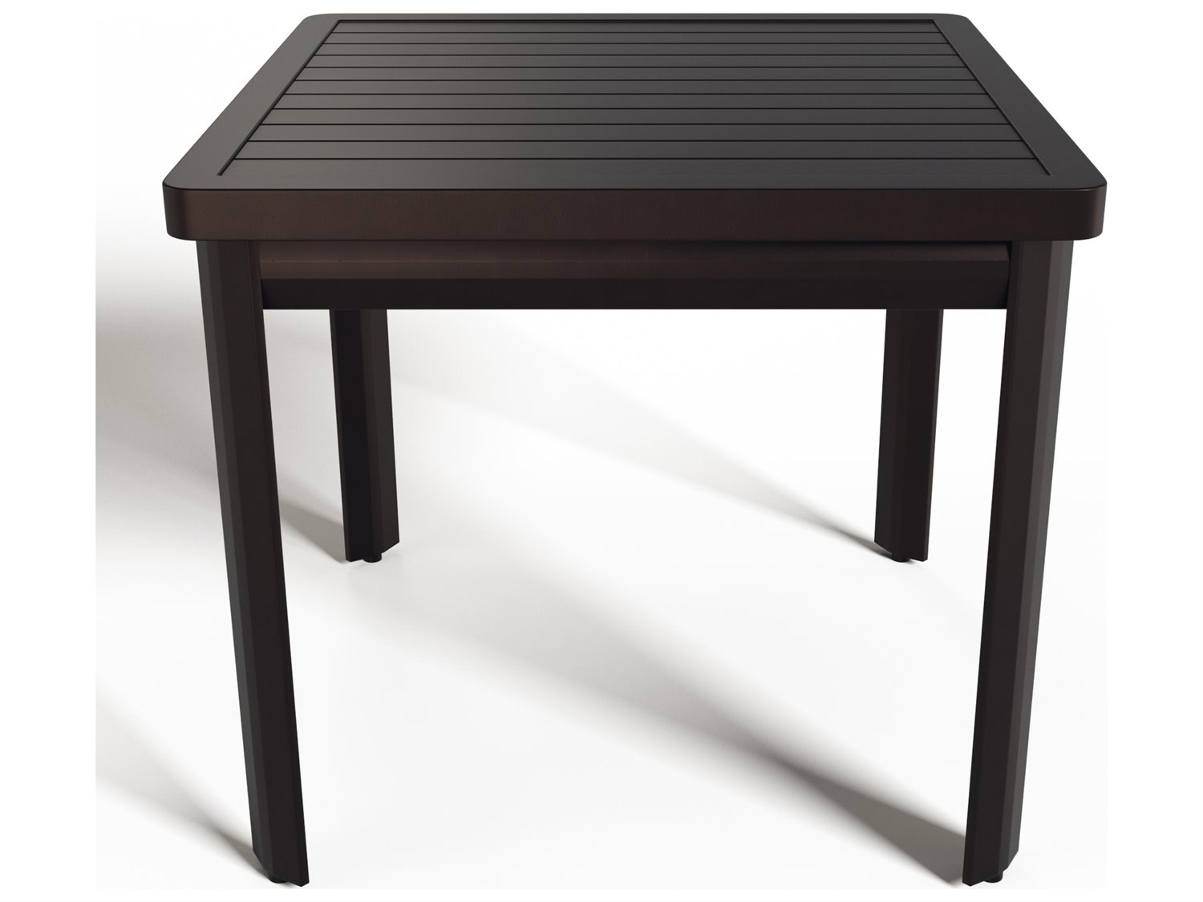 Koverton Clarity Aluminum Square Outdoor Patio Side Table