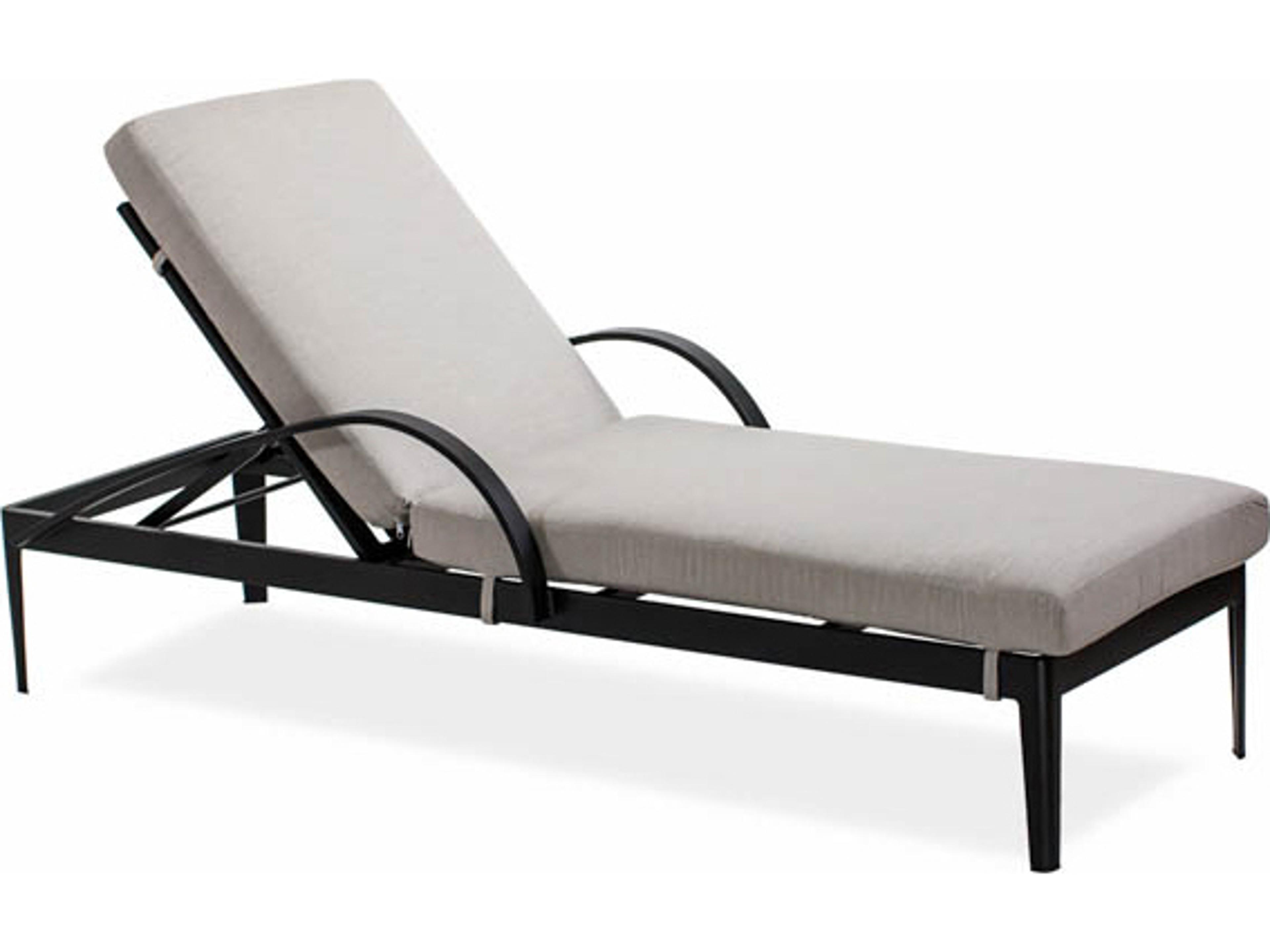 Serene Arm Single-Patio Chaise Lounge
