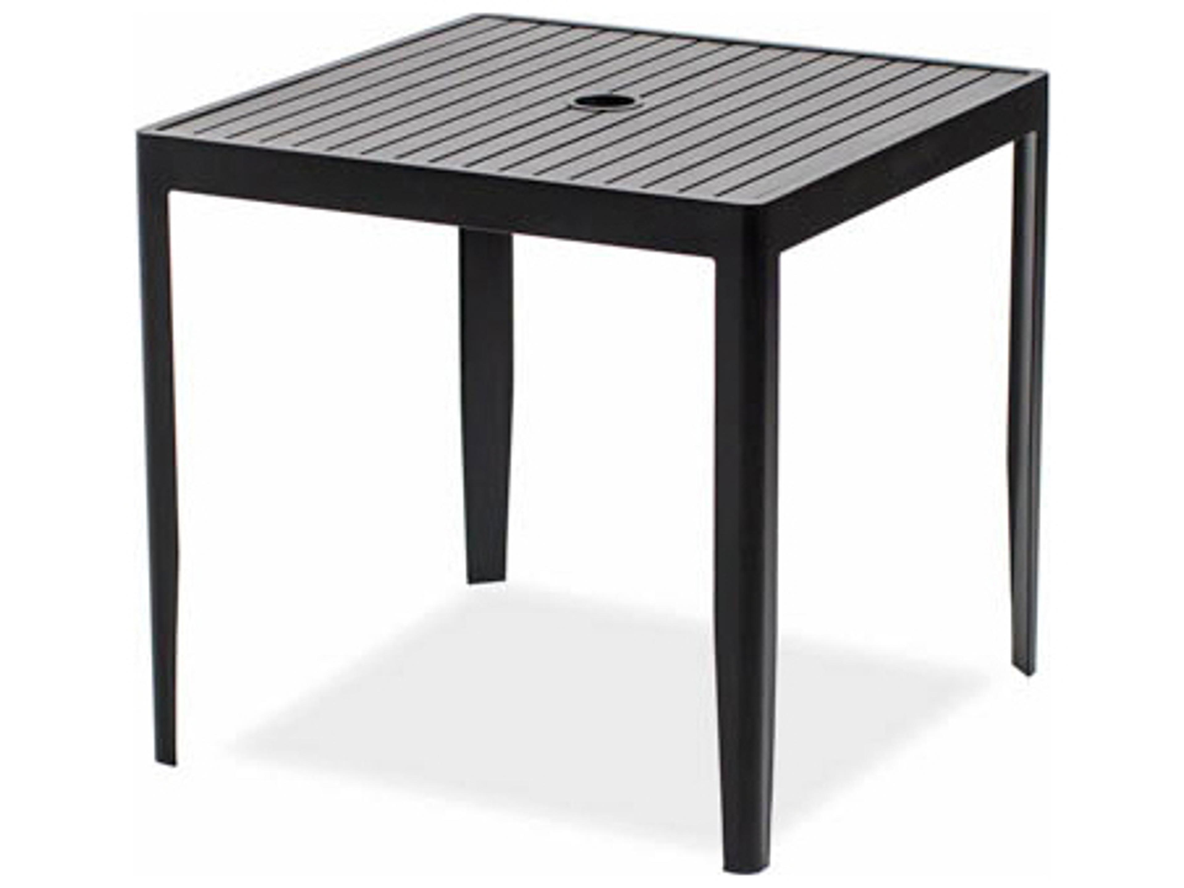 Serene Square Patio Dining Table with Hole