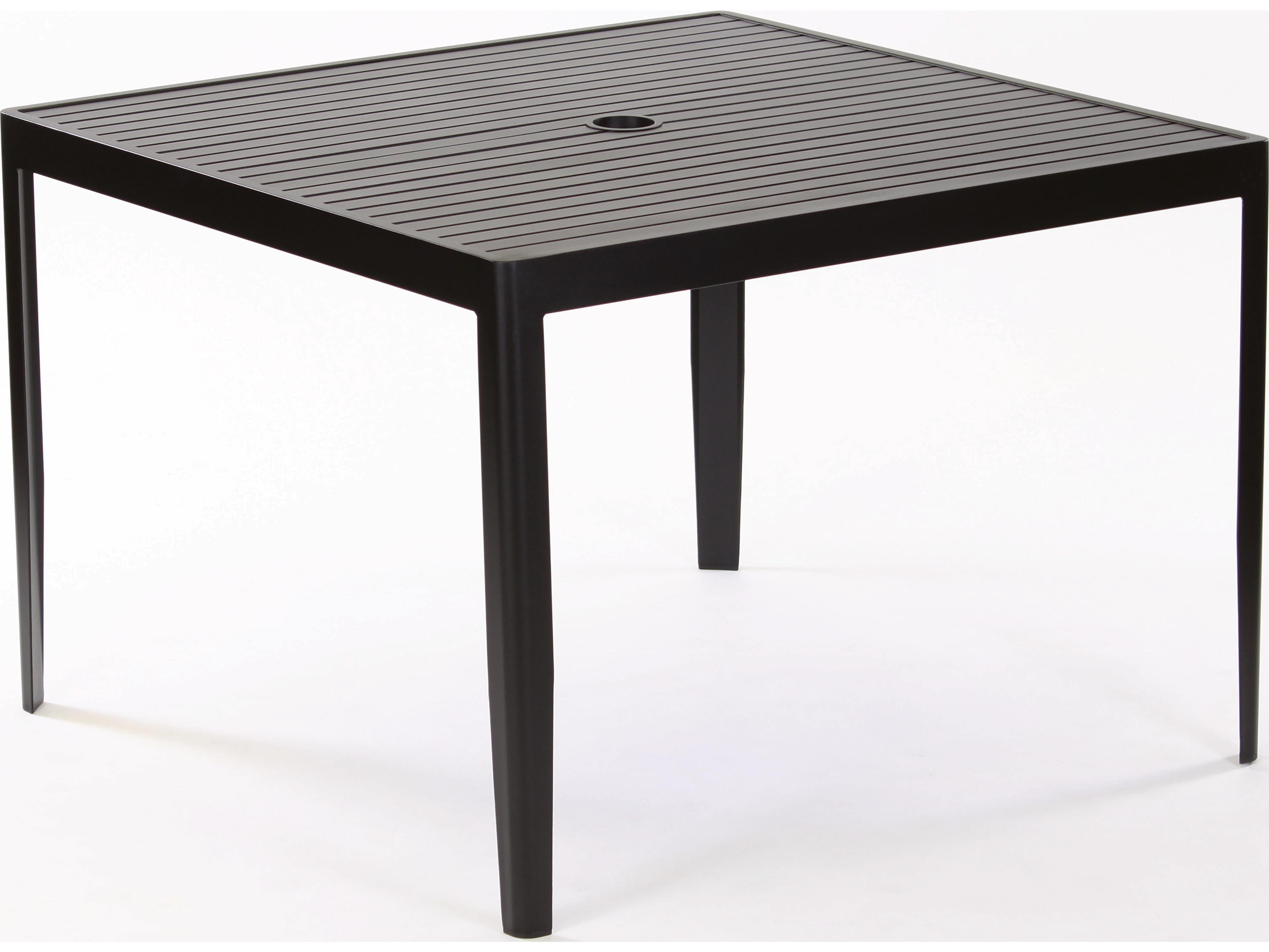 Serene Square Outdoor Dining Table with Hole
