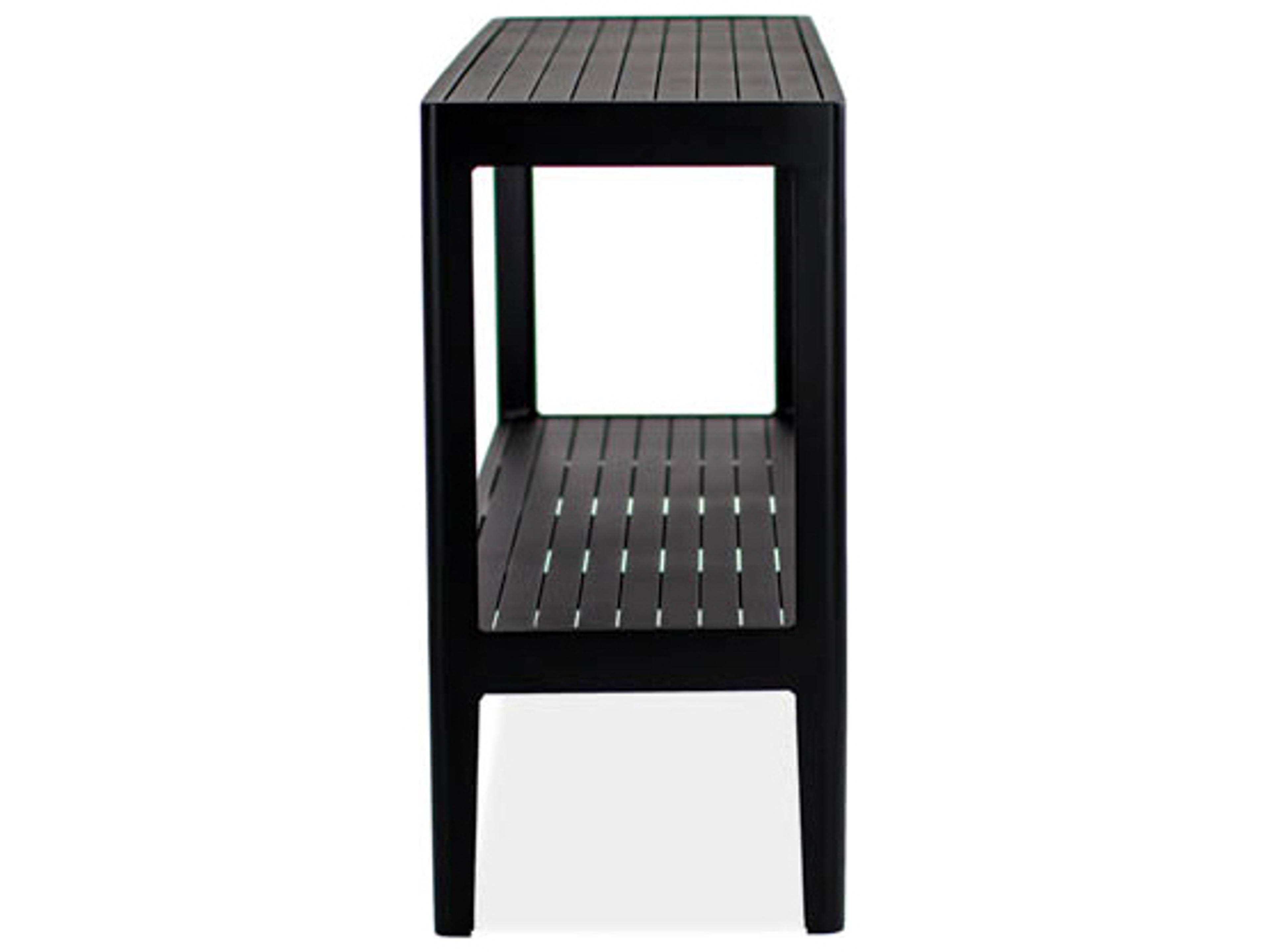 Koverton Serene Aluminum Rectangular Outdoor Patio Console Table