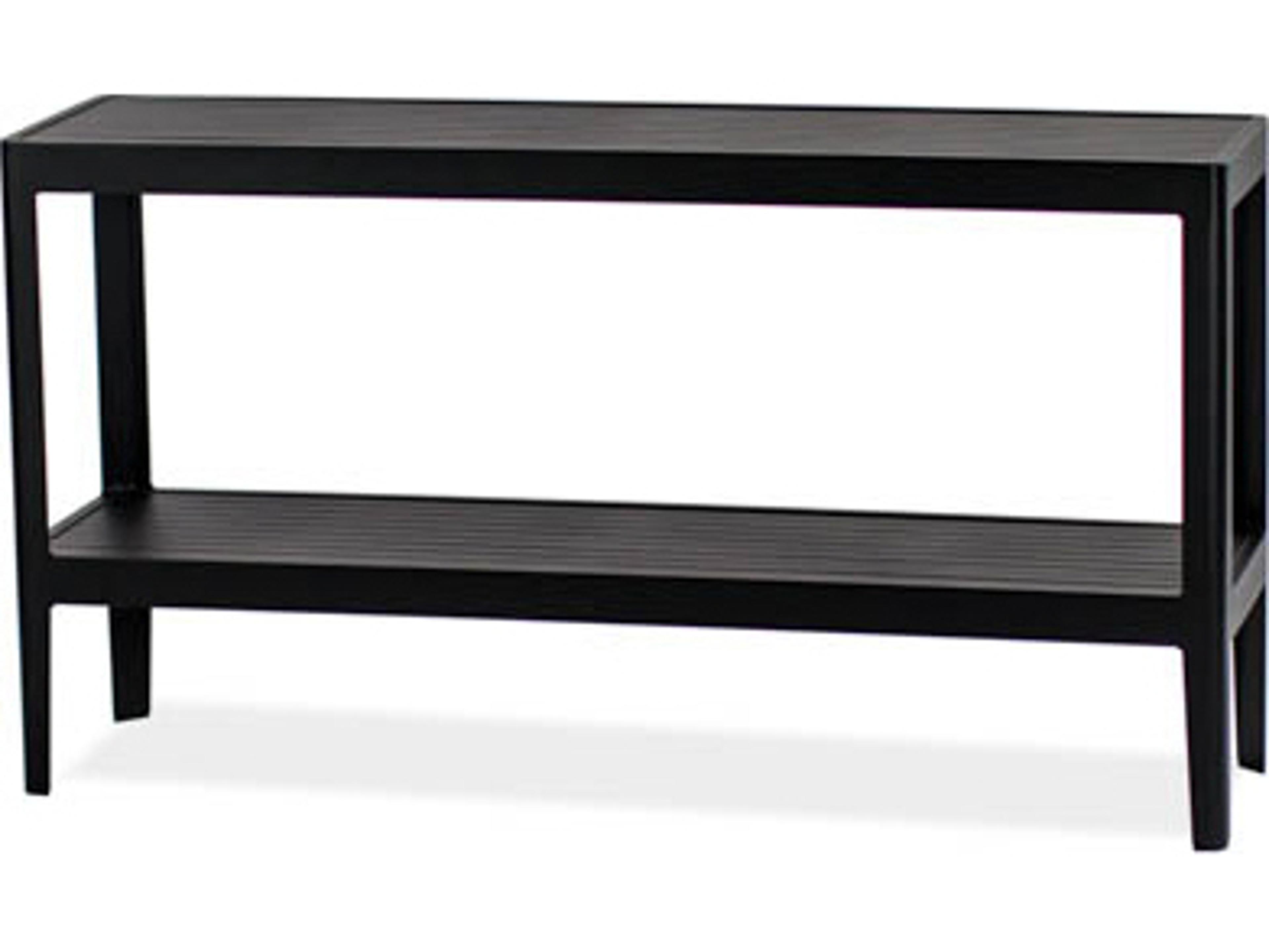 Serene Aluminum Console Table Rectangular Outdoor