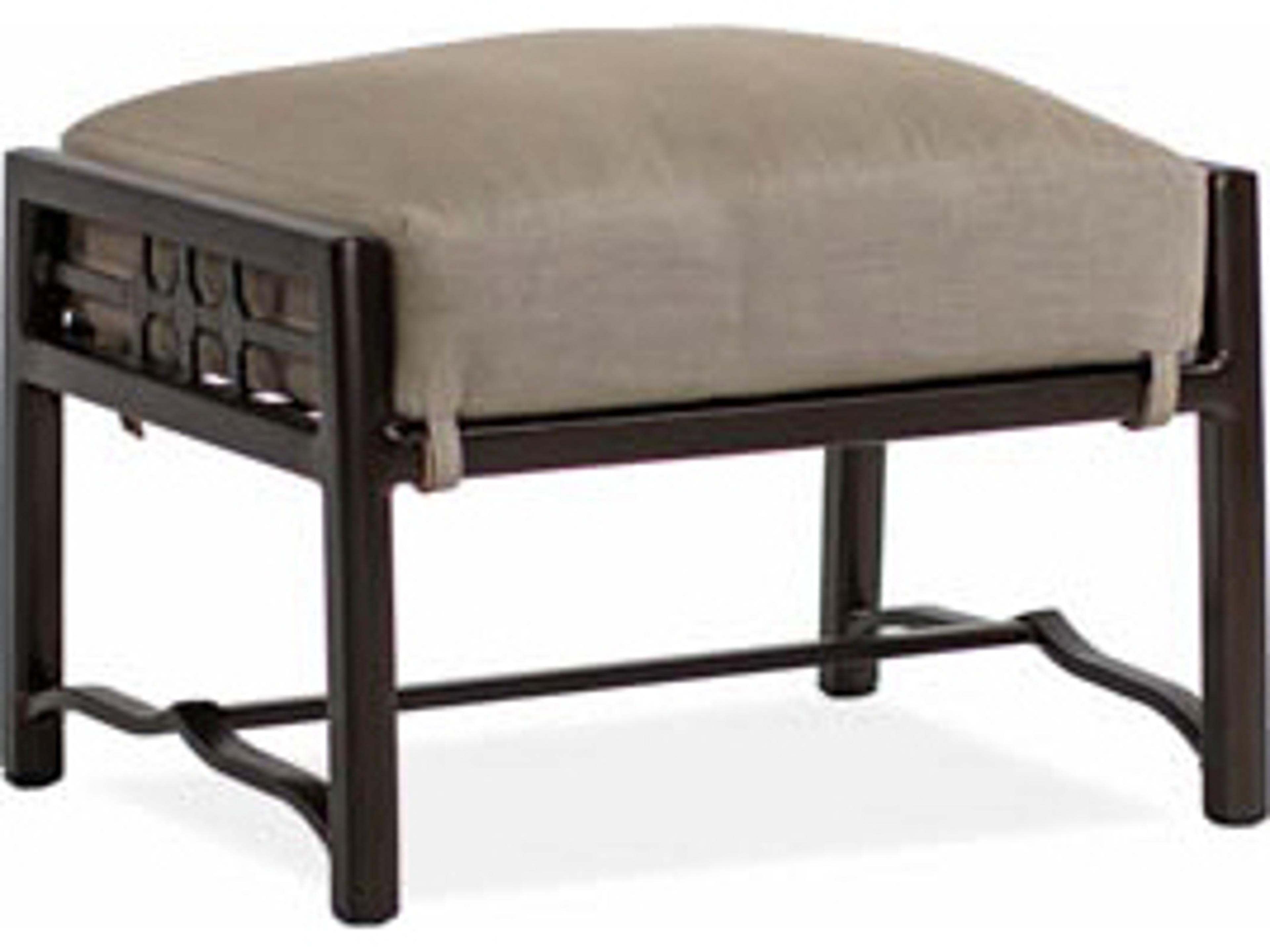 Evans Cast Aluminum Outdoor Ottoman
