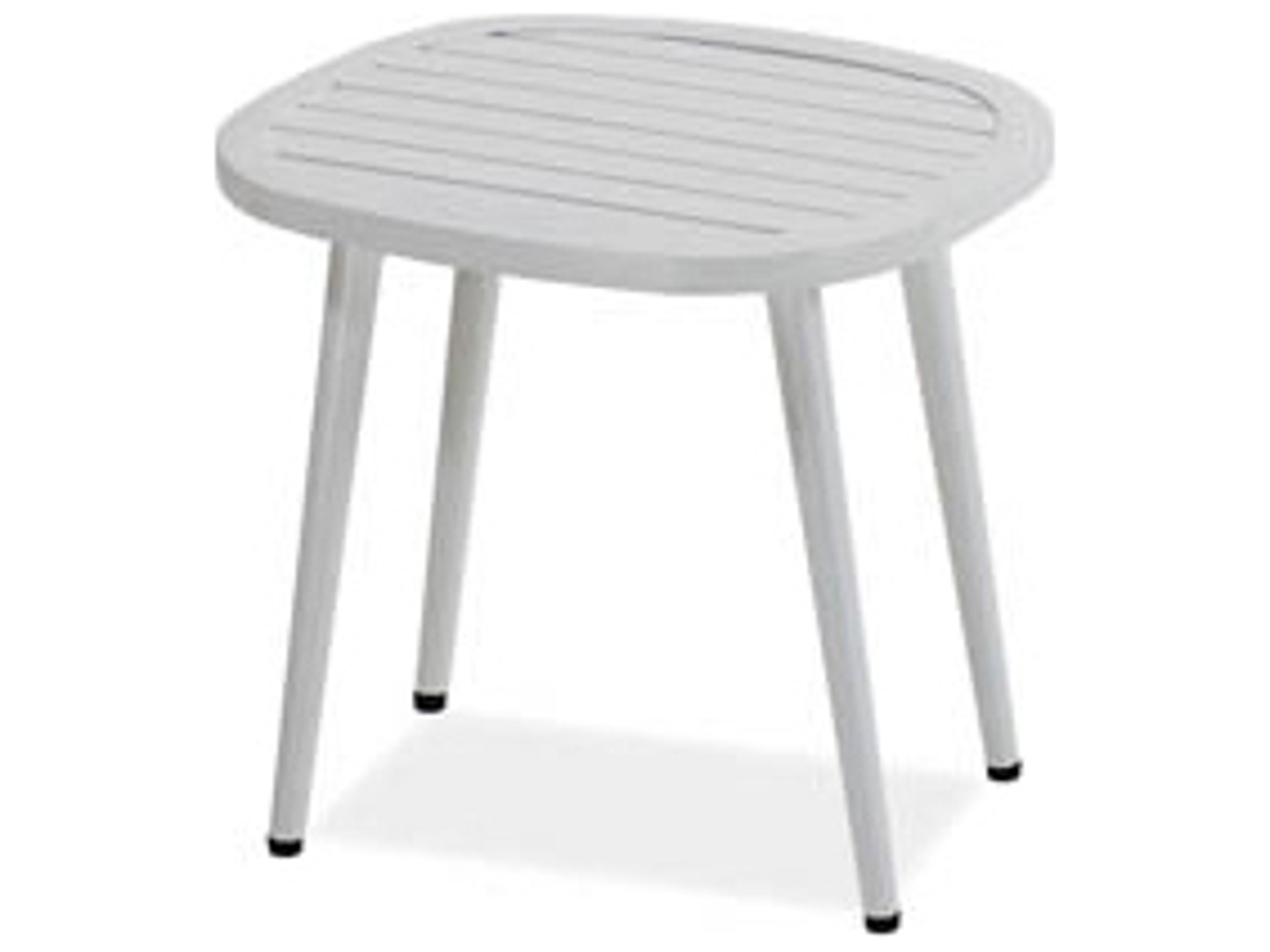 Koverton Ella Aluminum Oval Accent Table