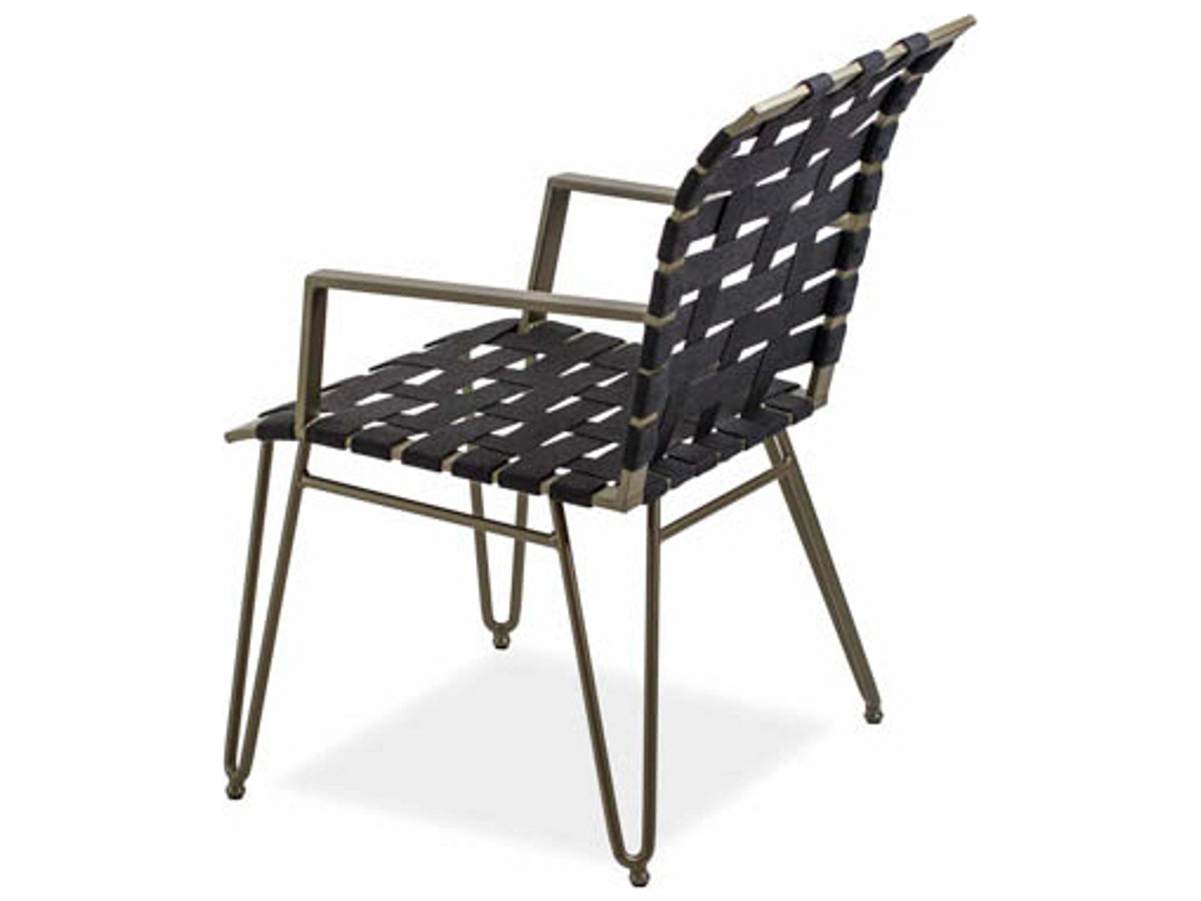 Koverton Form Extruded Aluminum Arm Patio Dining Chair
