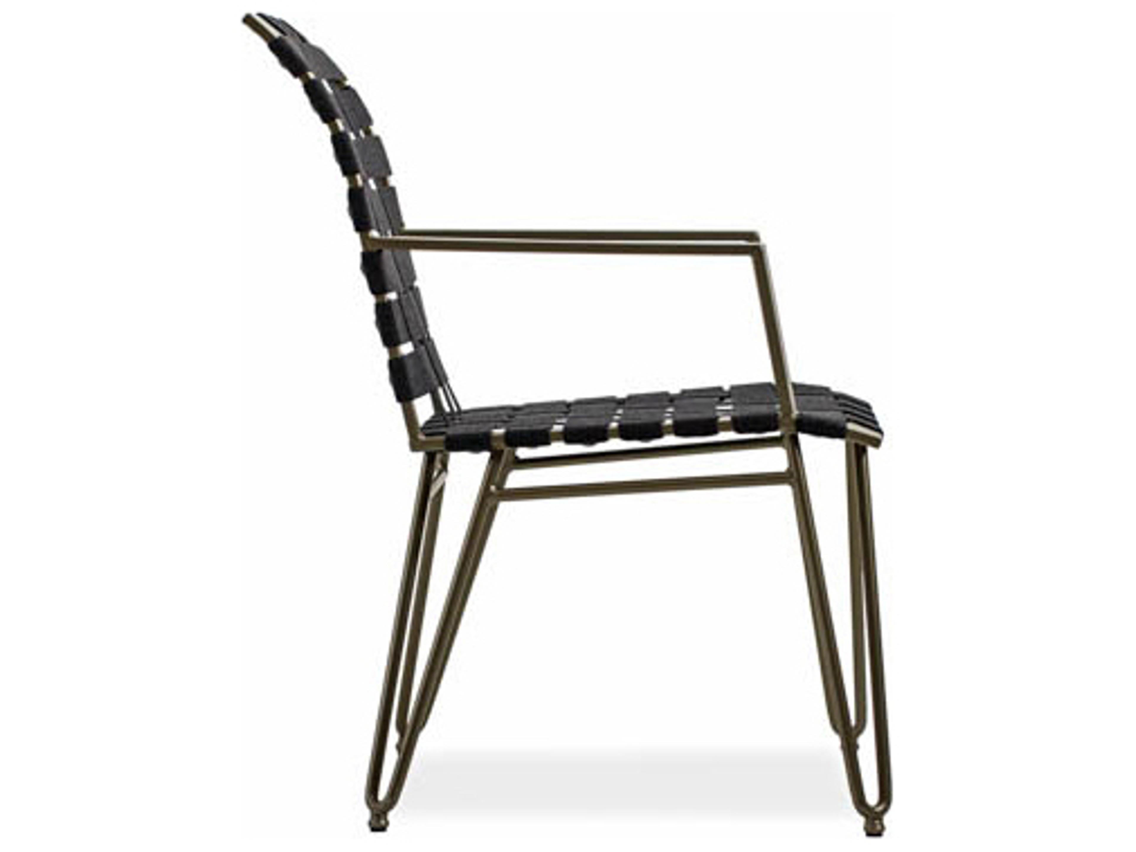 Koverton Form Extruded Aluminum Arm Patio Dining Chair