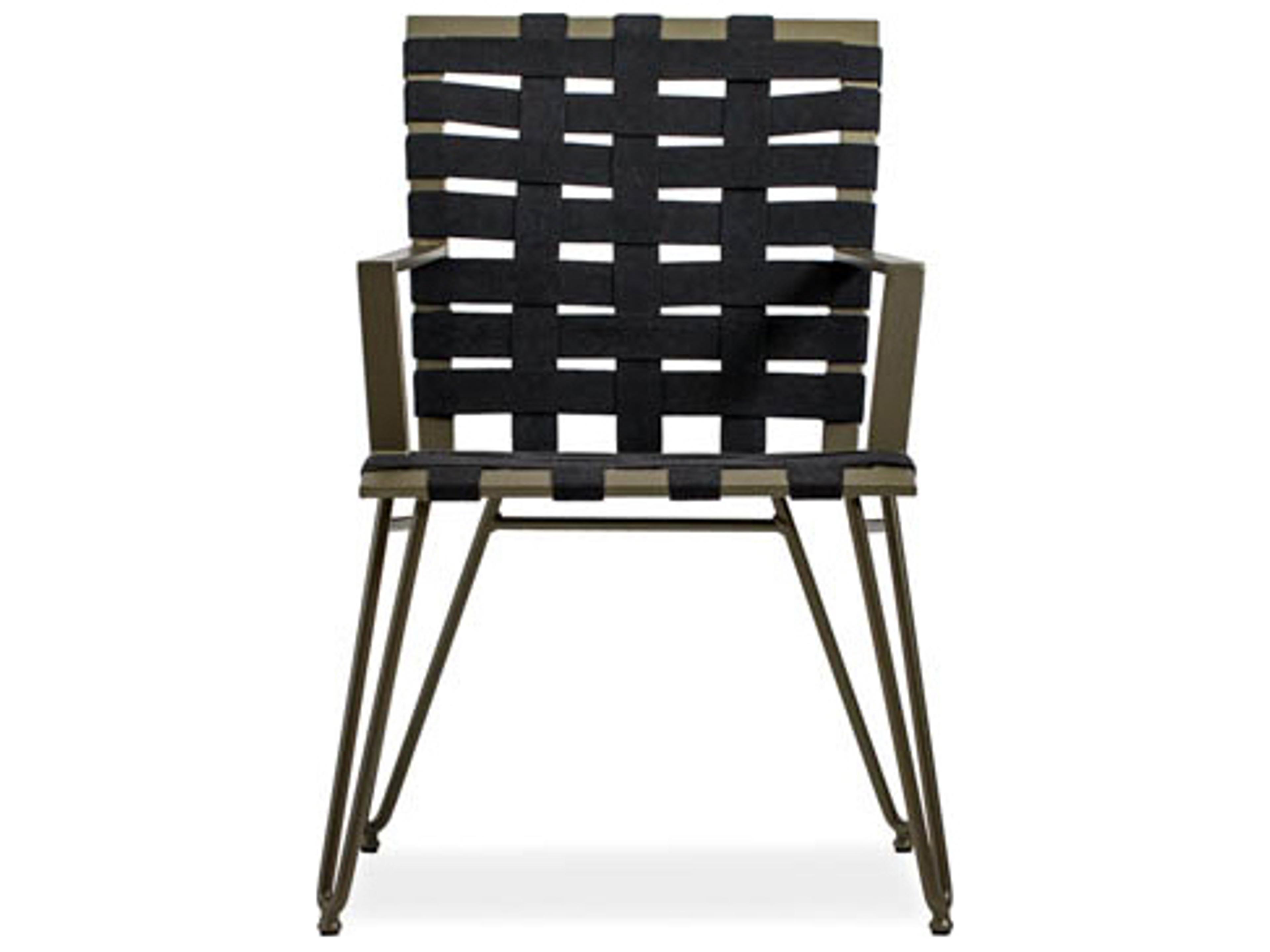 Koverton Form Extruded Aluminum Arm Patio Dining Chair