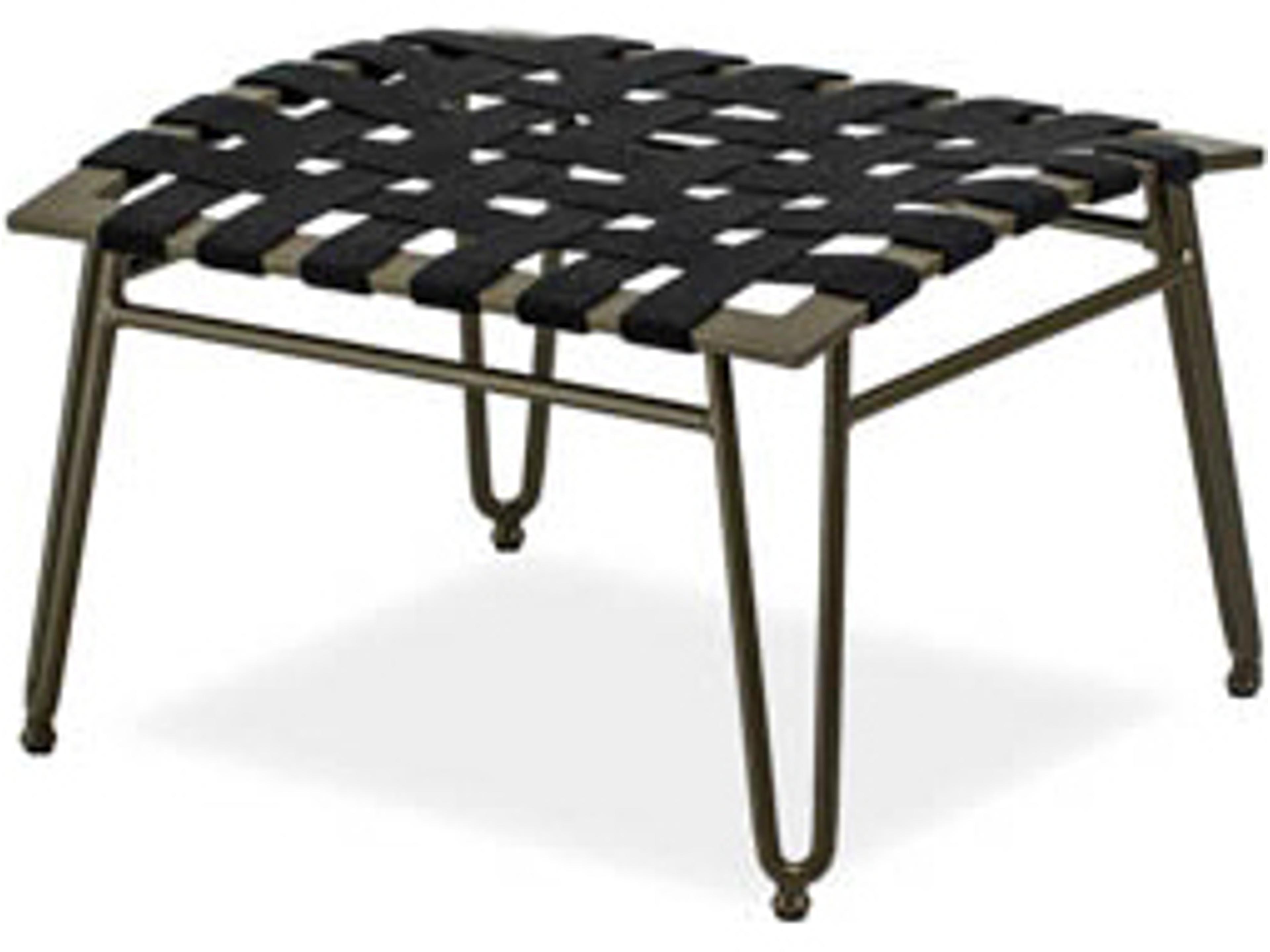 Form Extruded Aluminum Patio Ottoman
