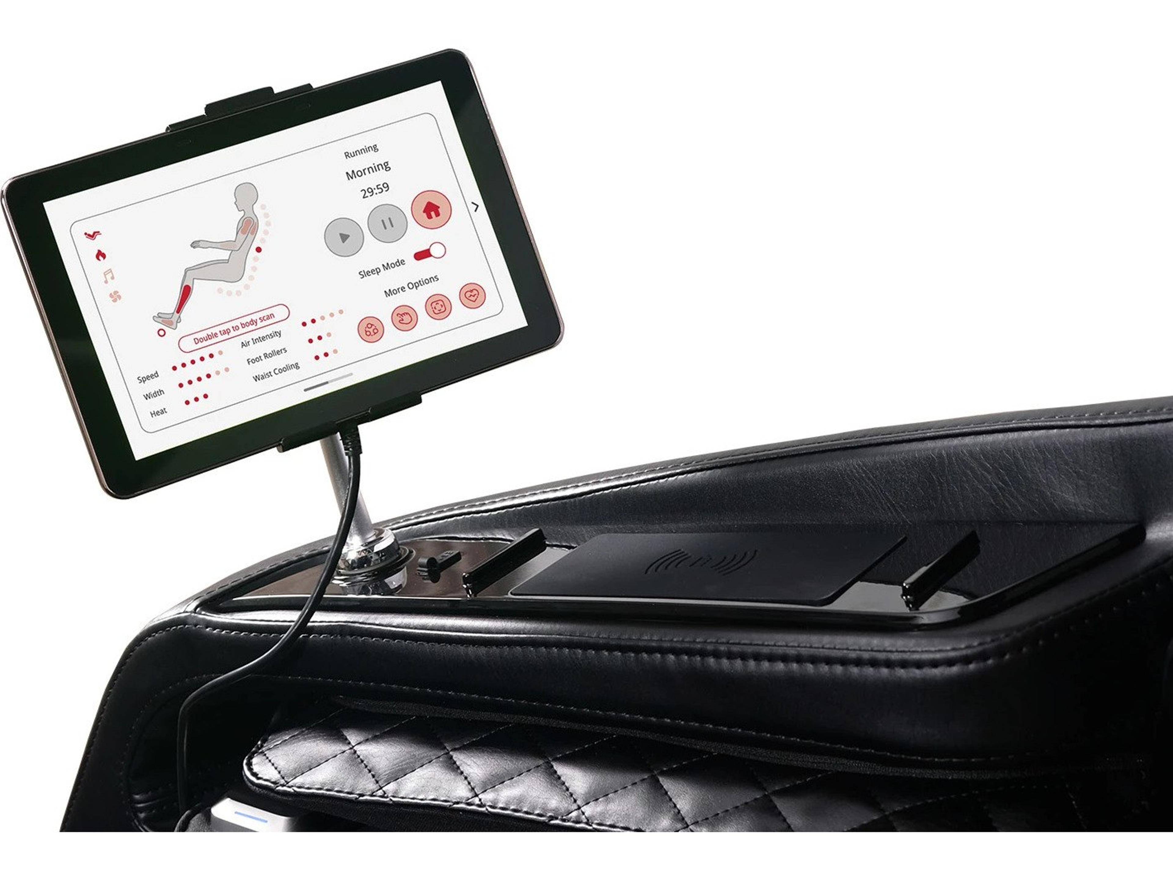 Kyota Kizuna M688 Massage Chair in Black/Gray