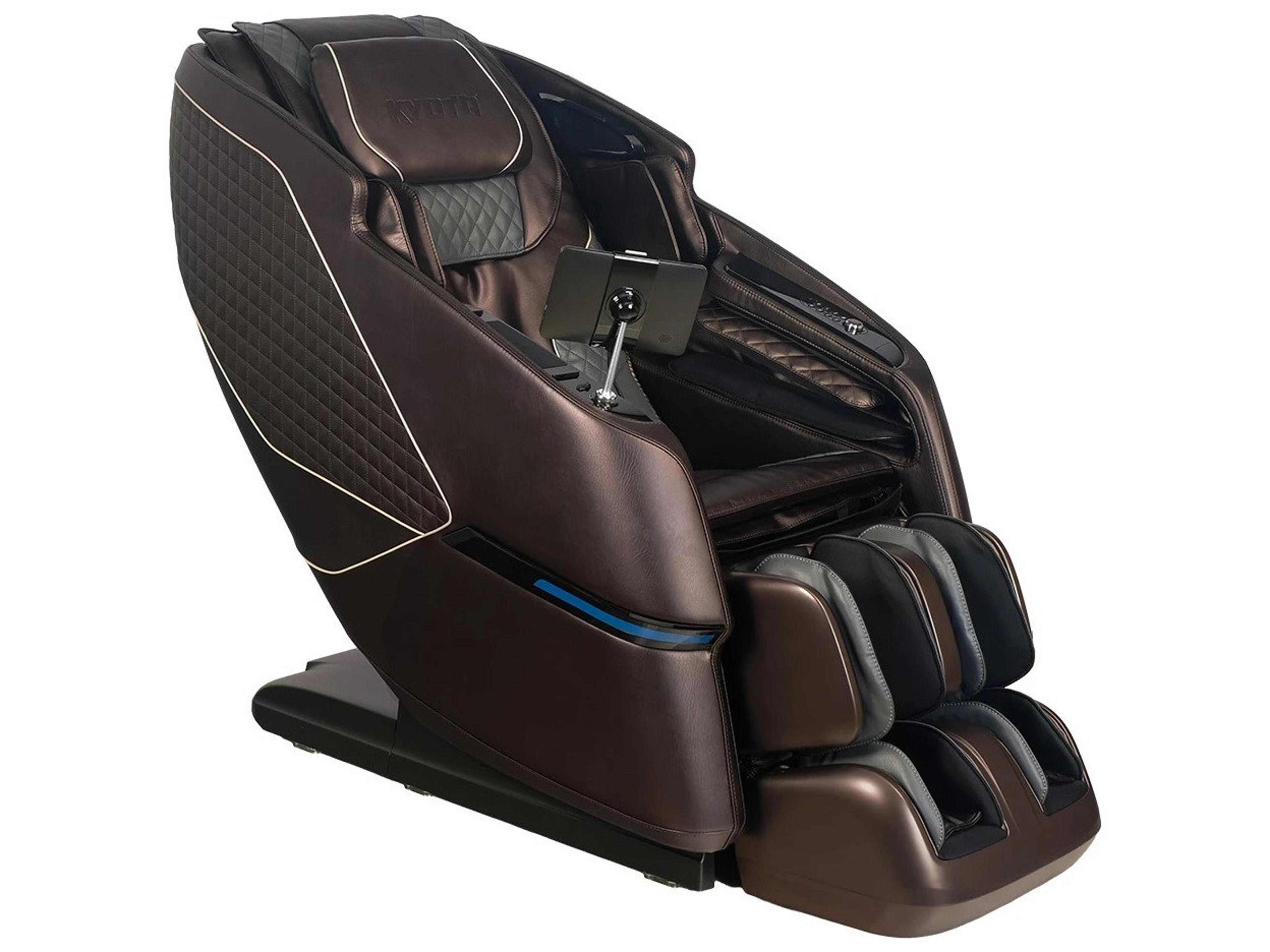 Kyota Kizuna M688 Massage Chair in Brown/Gray