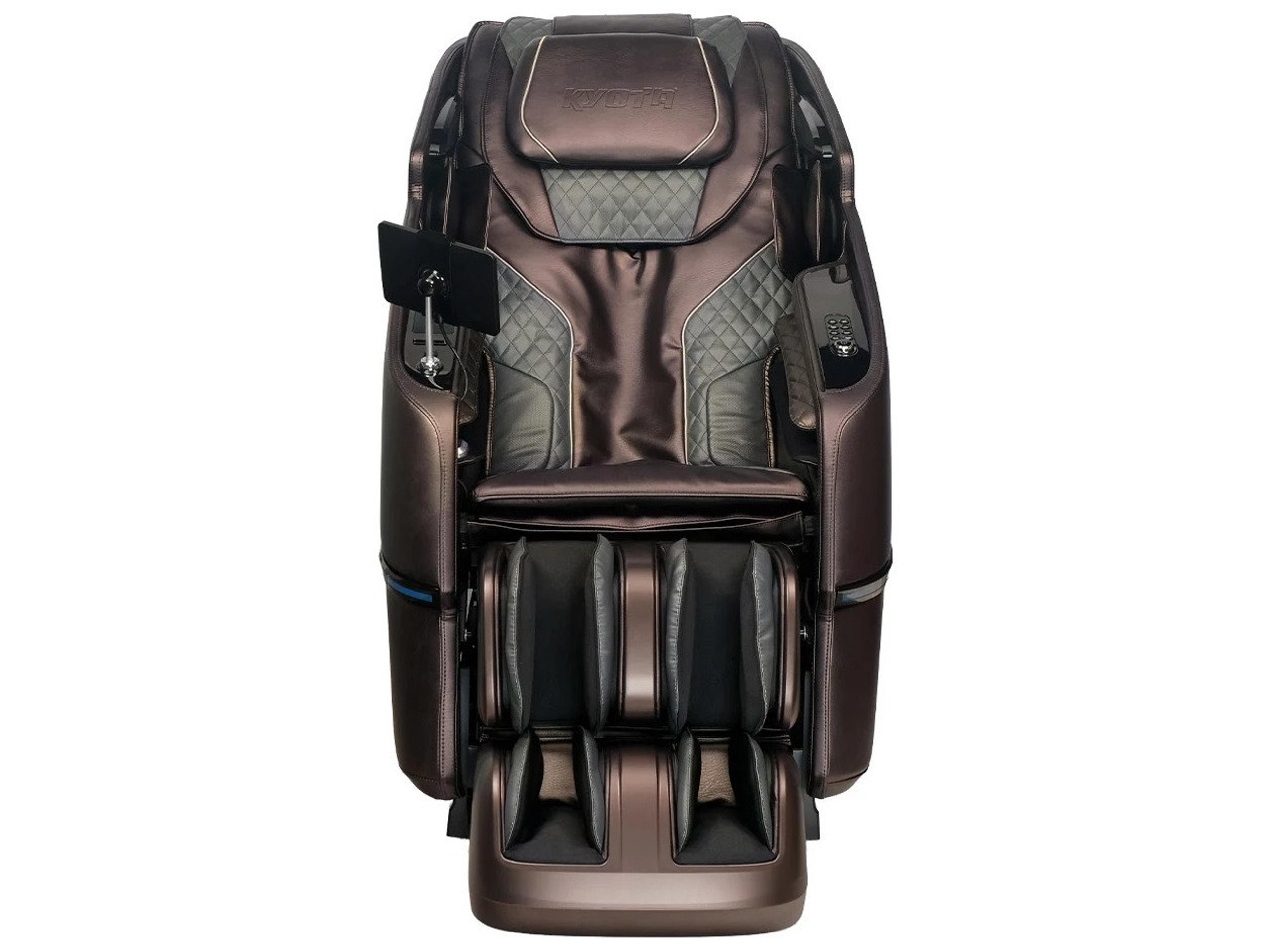 Kyota Kizuna M688 Massage Chair in Brown/Gray