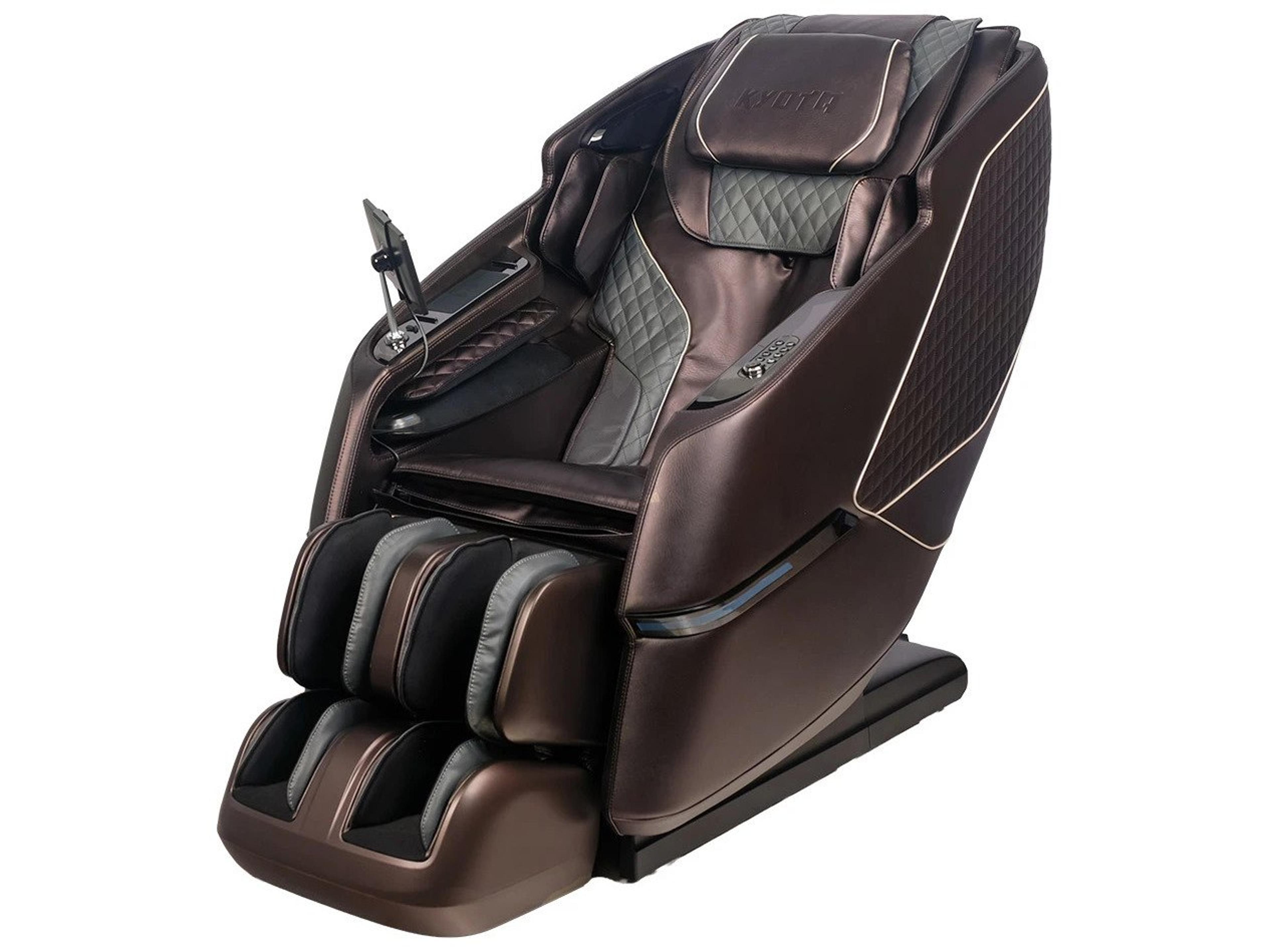 Kyota Kizuna M688 Massage Chair in Brown/Gray