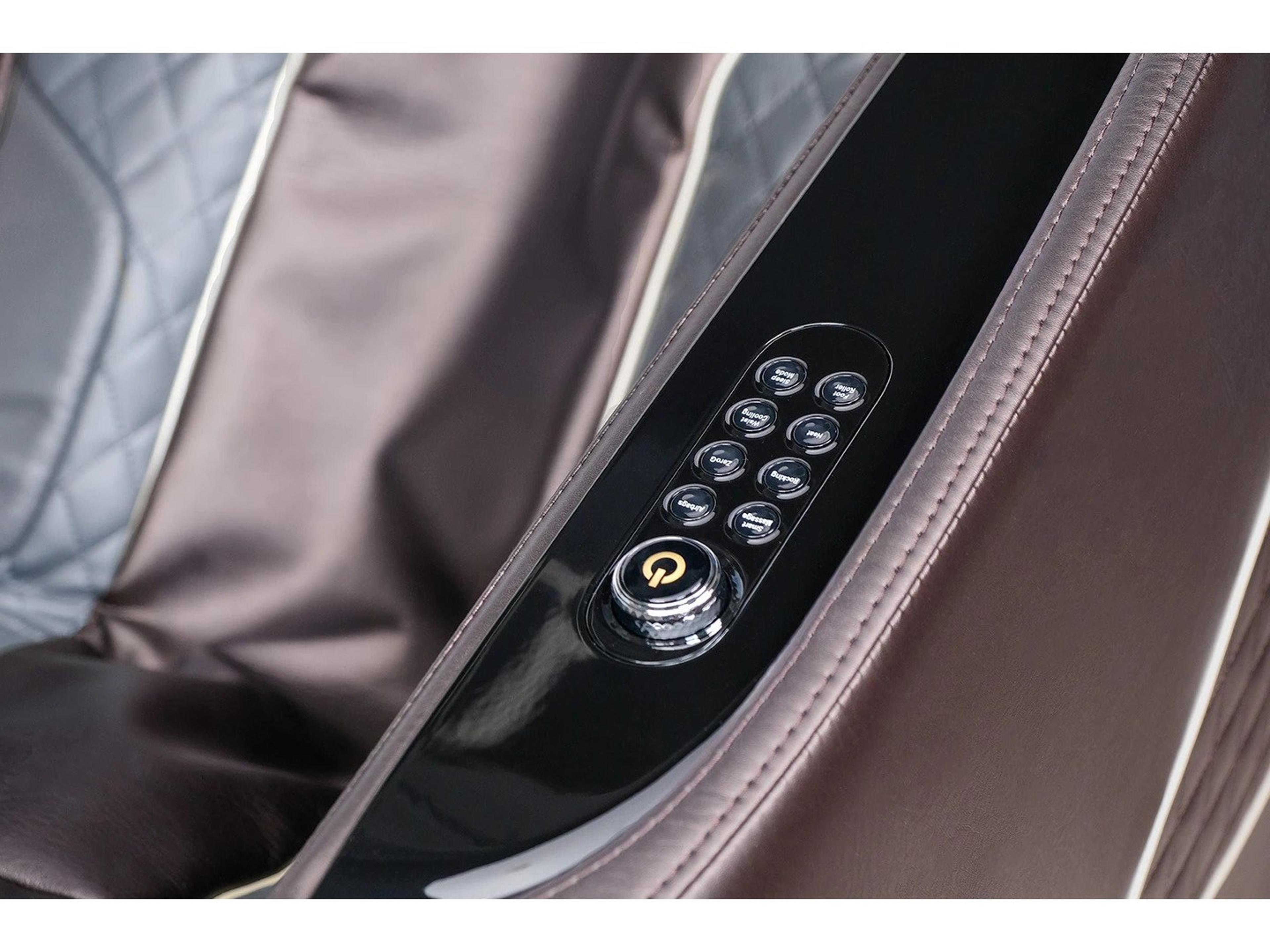 Kyota Kizuna M688 Massage Chair in Brown/Gray