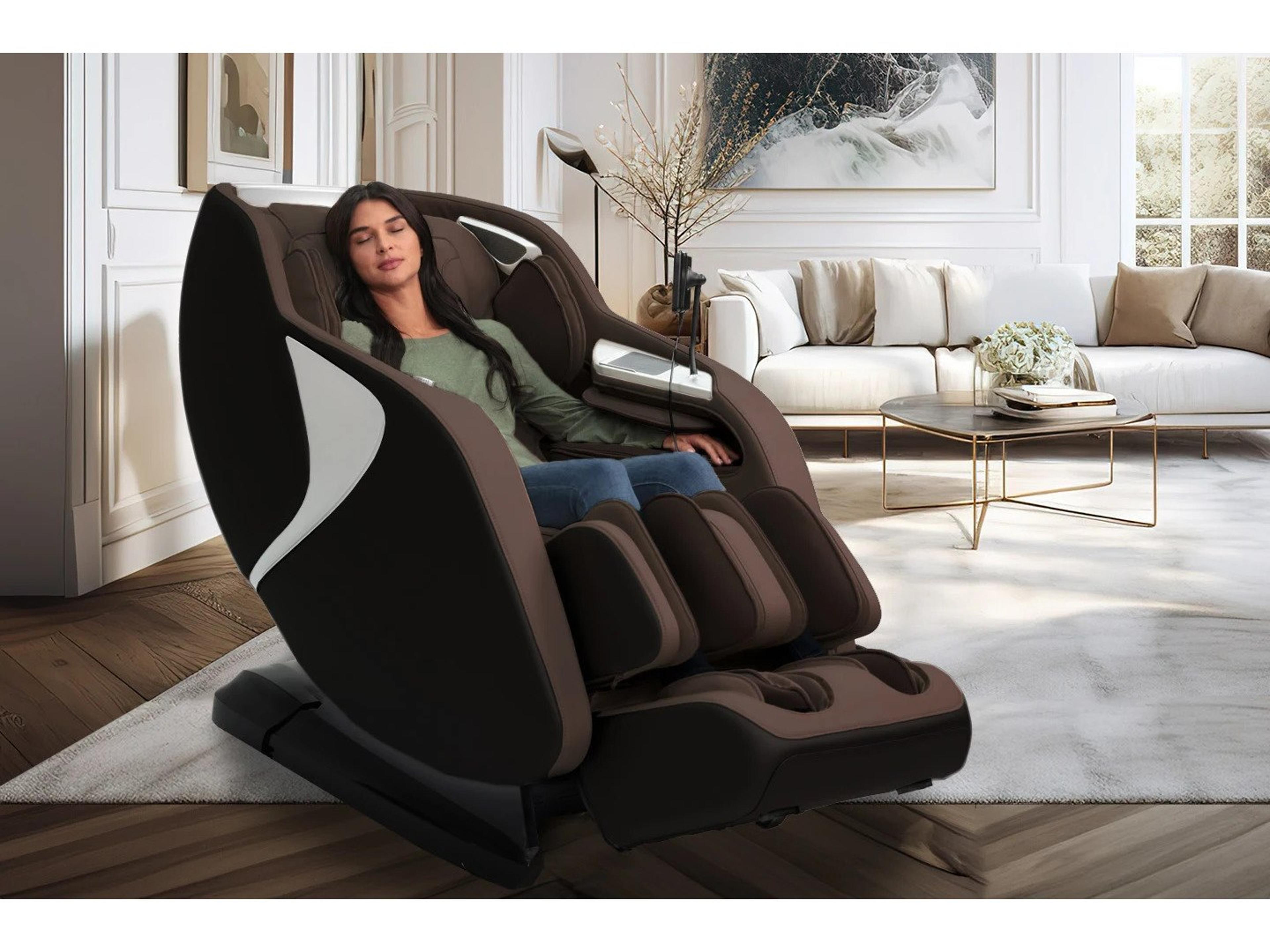 Kyota Joubu M880 4D Massage Chair in Black/Dark Brown