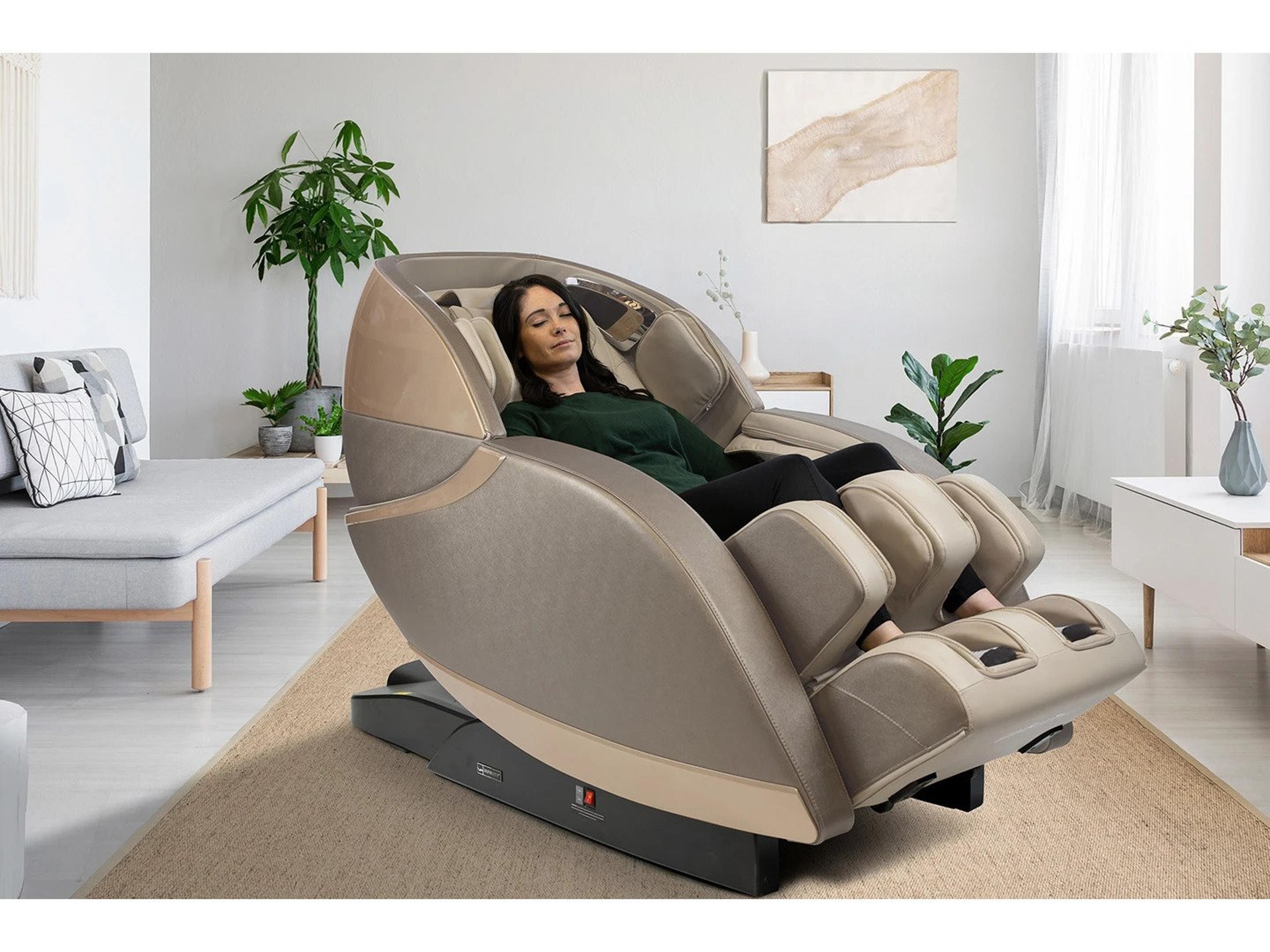 Kyota Kansha M878 4D Massage Chair in Tan
