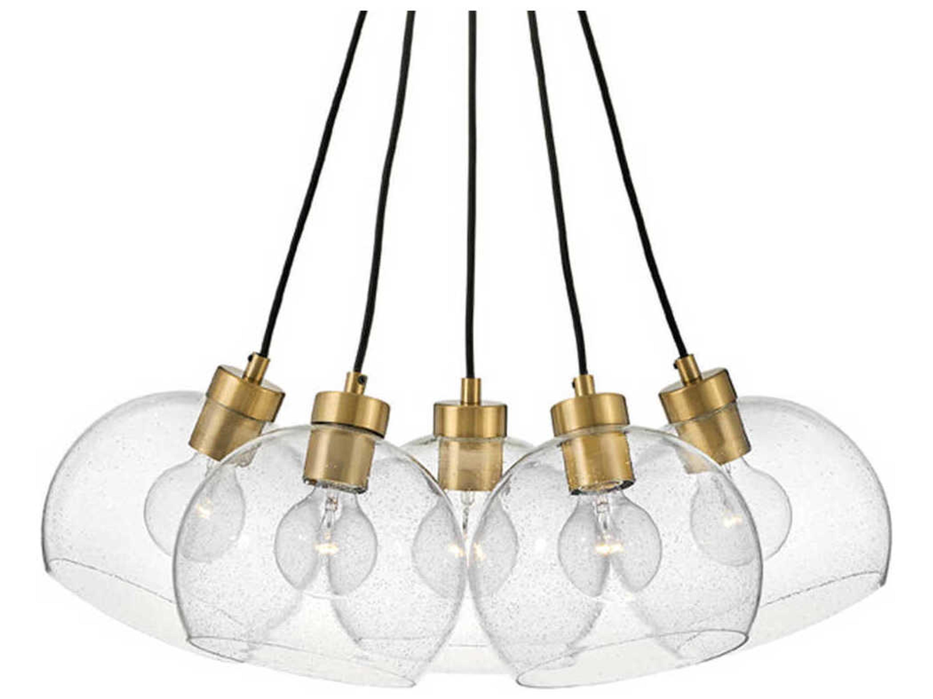 Lark Living Rumi 5-Light Lacquered Brass Globe Pendant