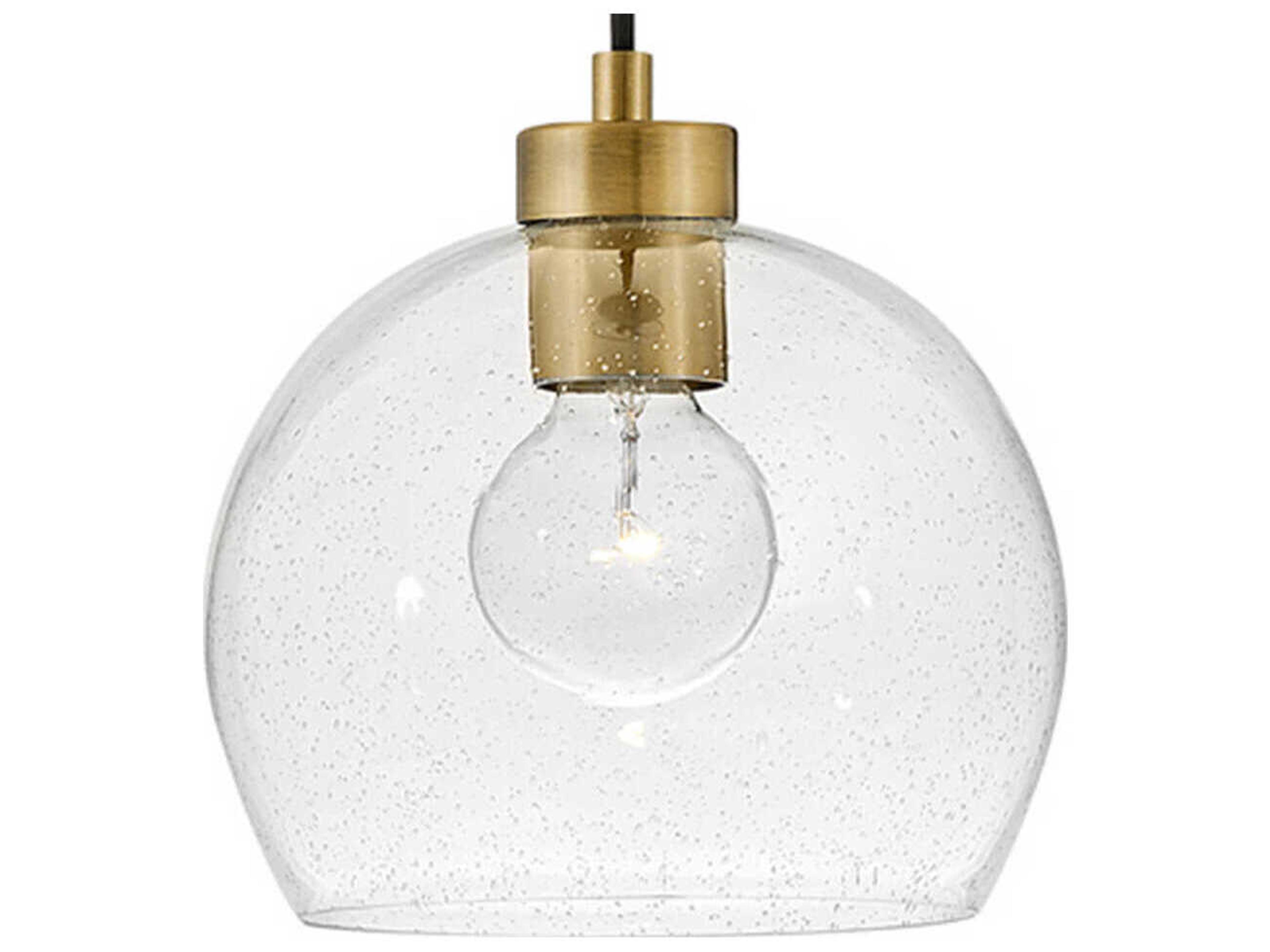Lark Living Rumi 1-Light Lacquered Brass Globe Mini Pendant