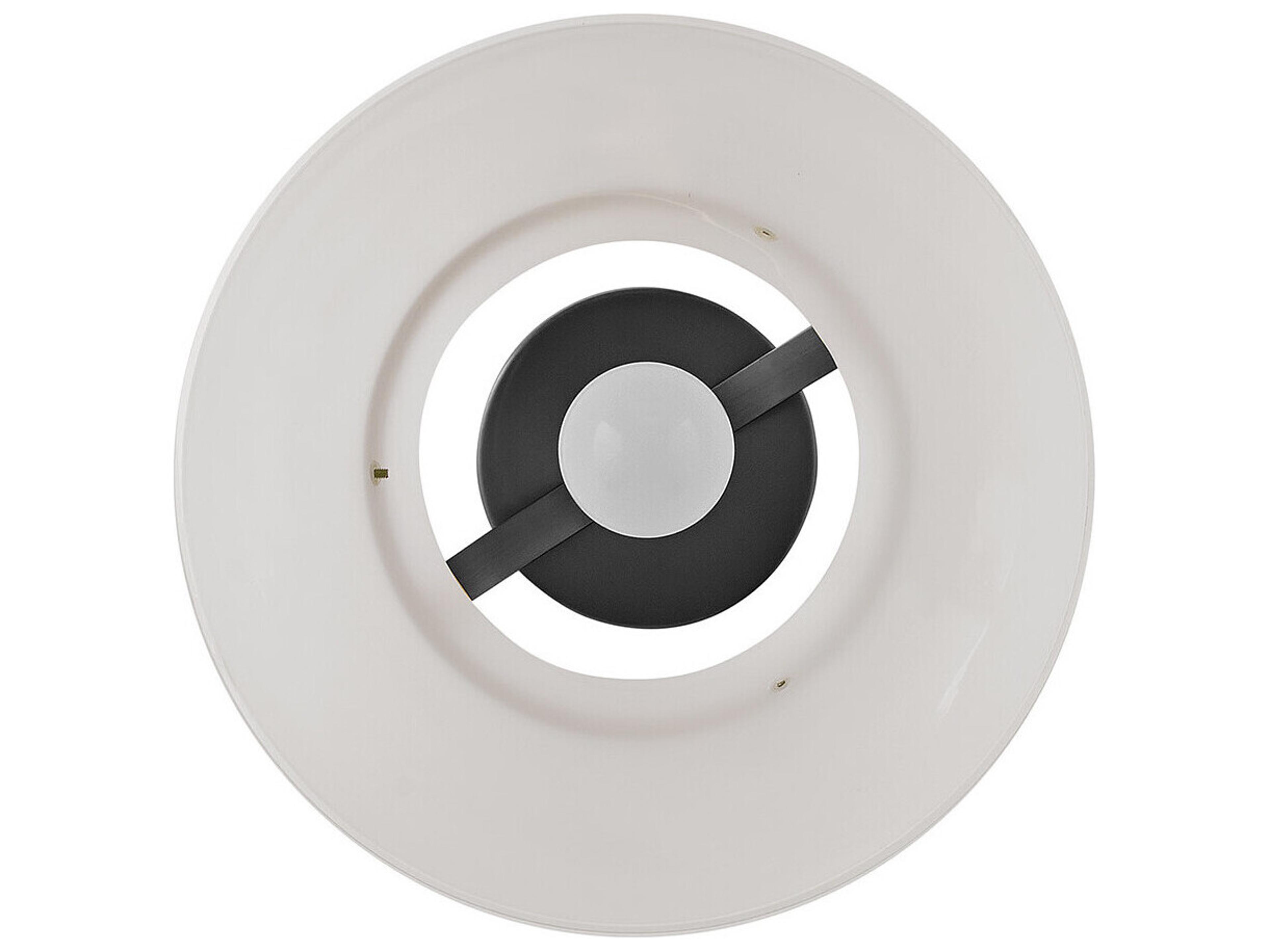 Lark Living Tori 1-Light Black Bell Semi Flush Mount