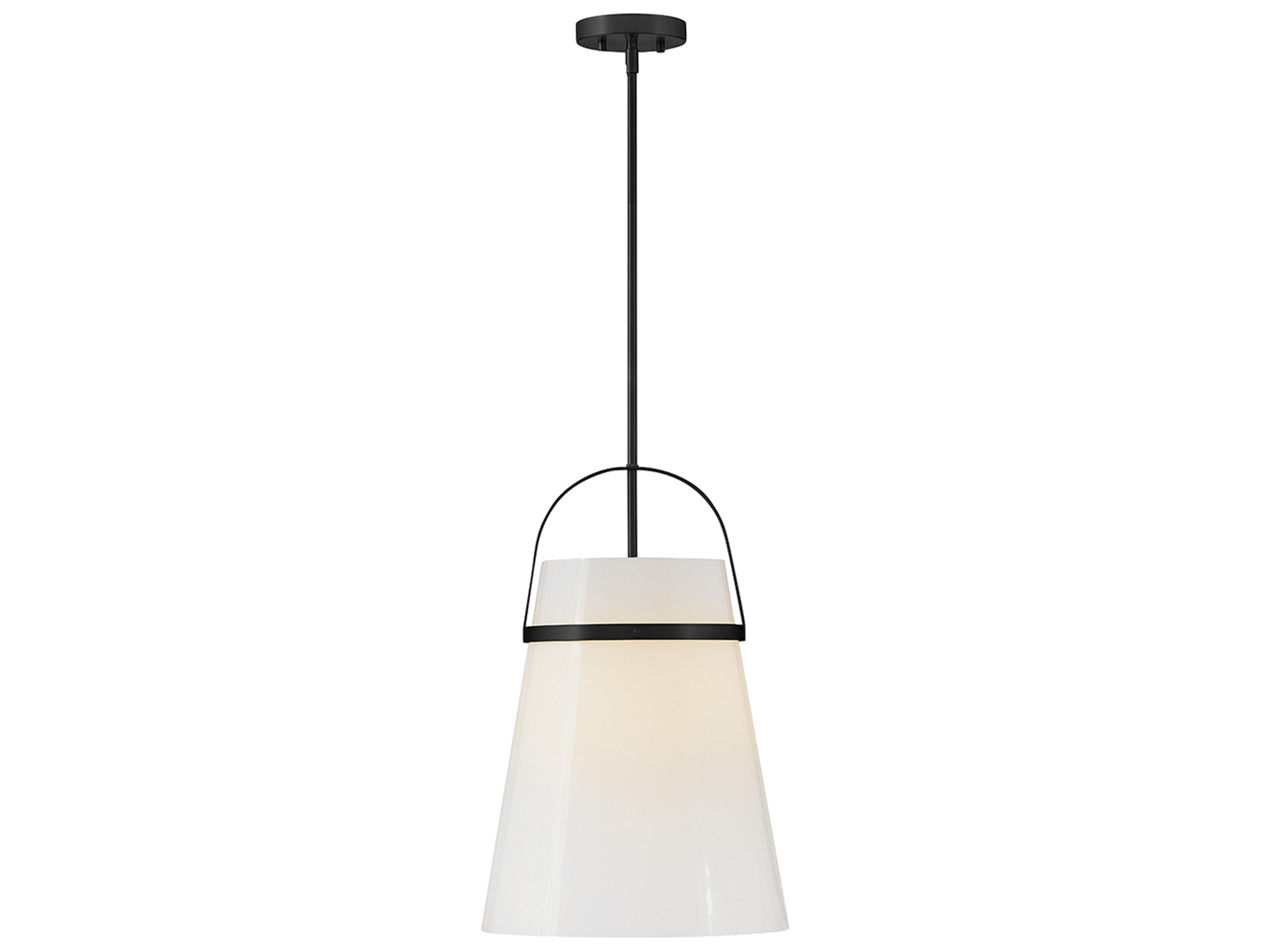 Tori 1-Light Black Bell Pendant