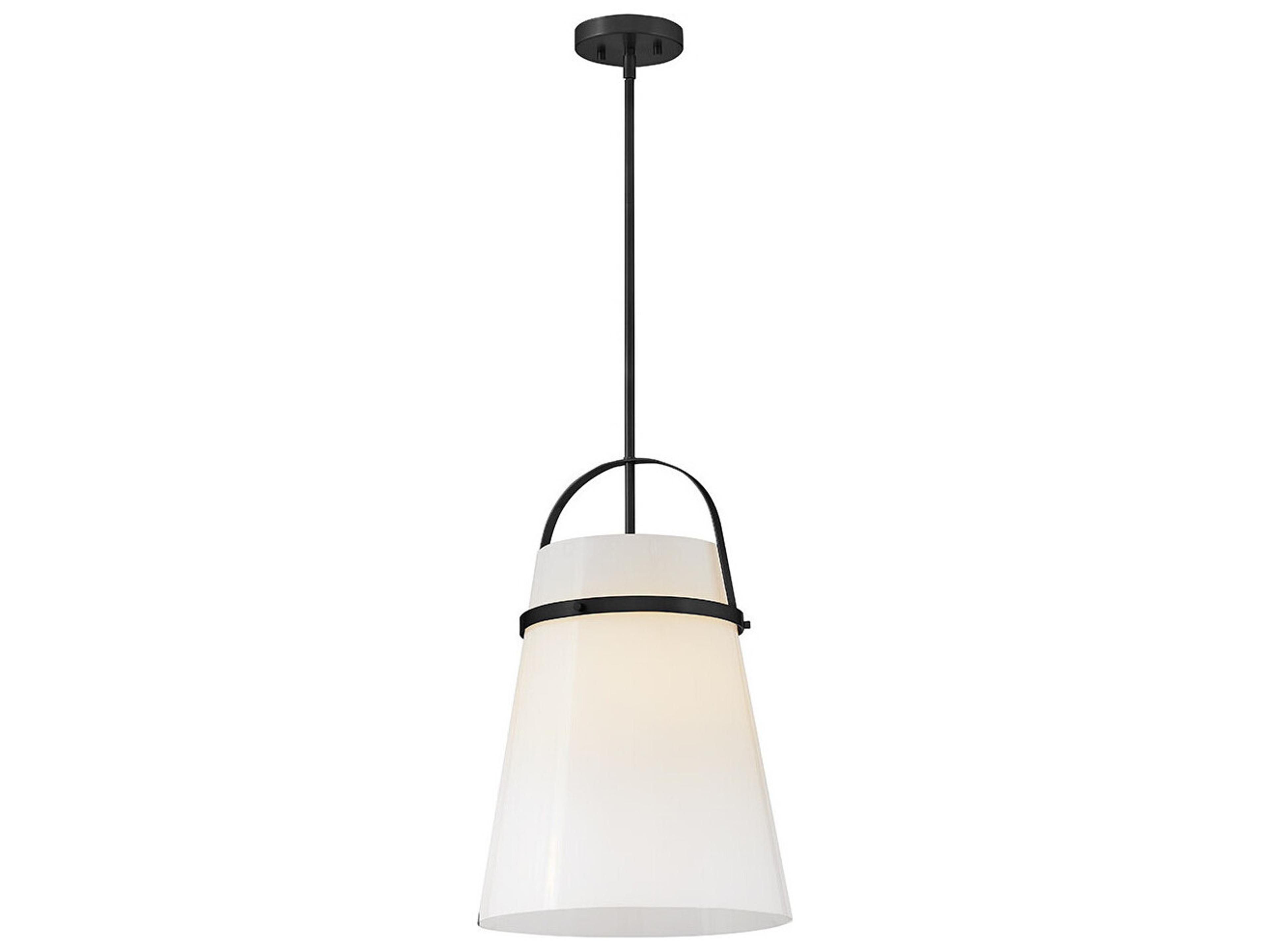 Lark Living Tori 1-Light Black Bell Pendant