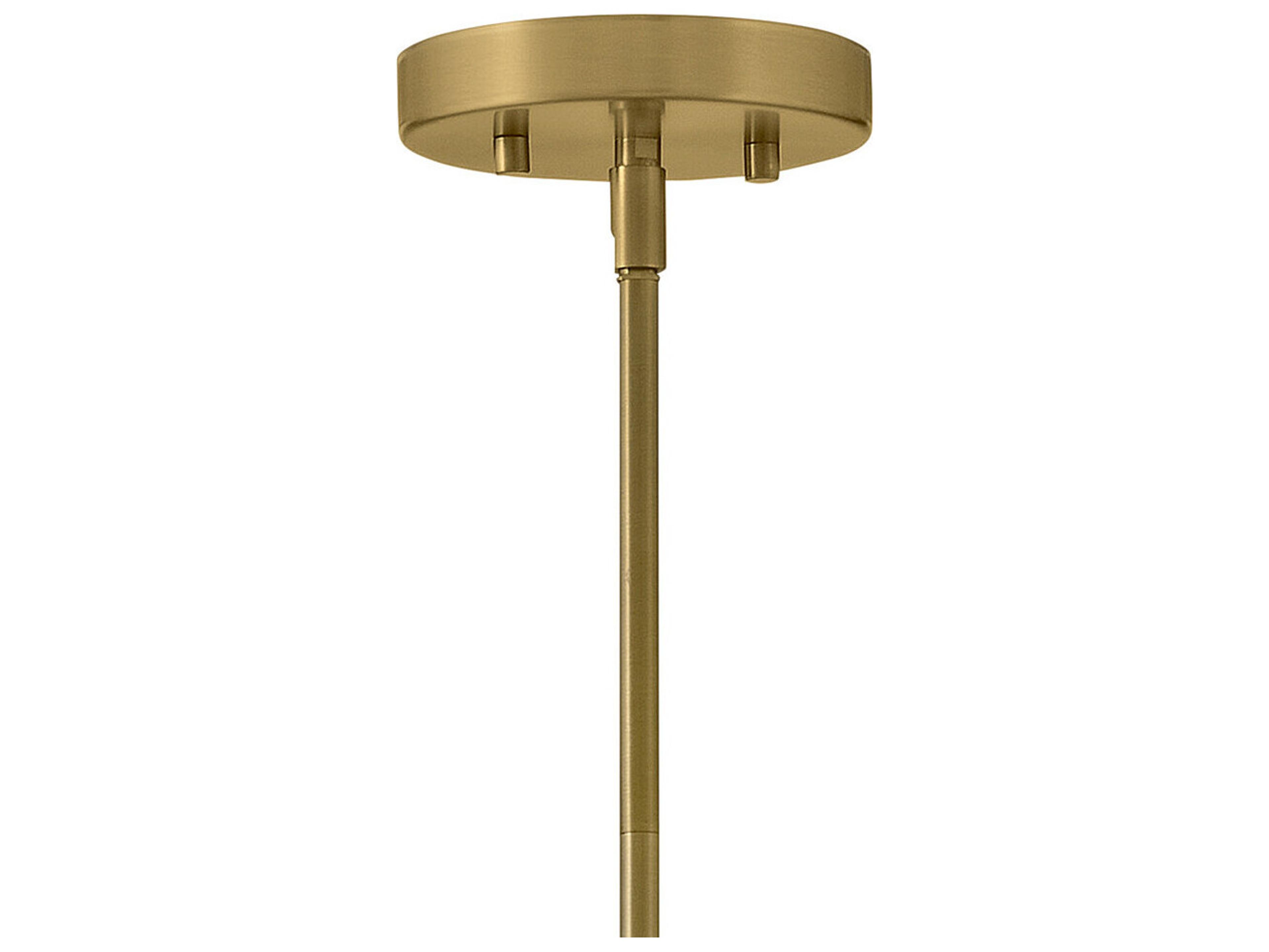 Lark Living Tori 1-Light Lacquered Brass Bell Pendant
