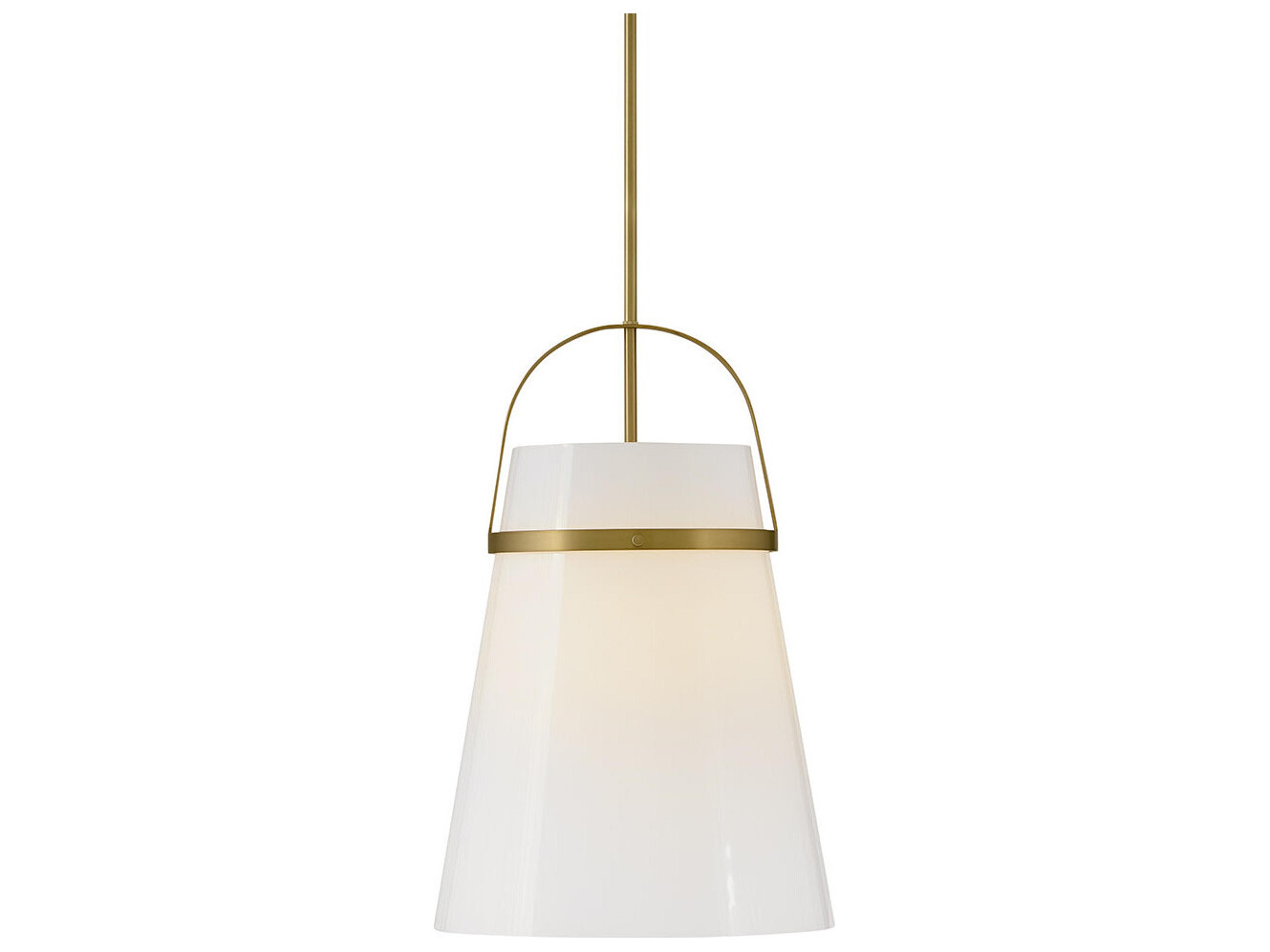 Lark Living Tori 1-Light Lacquered Brass Bell Pendant