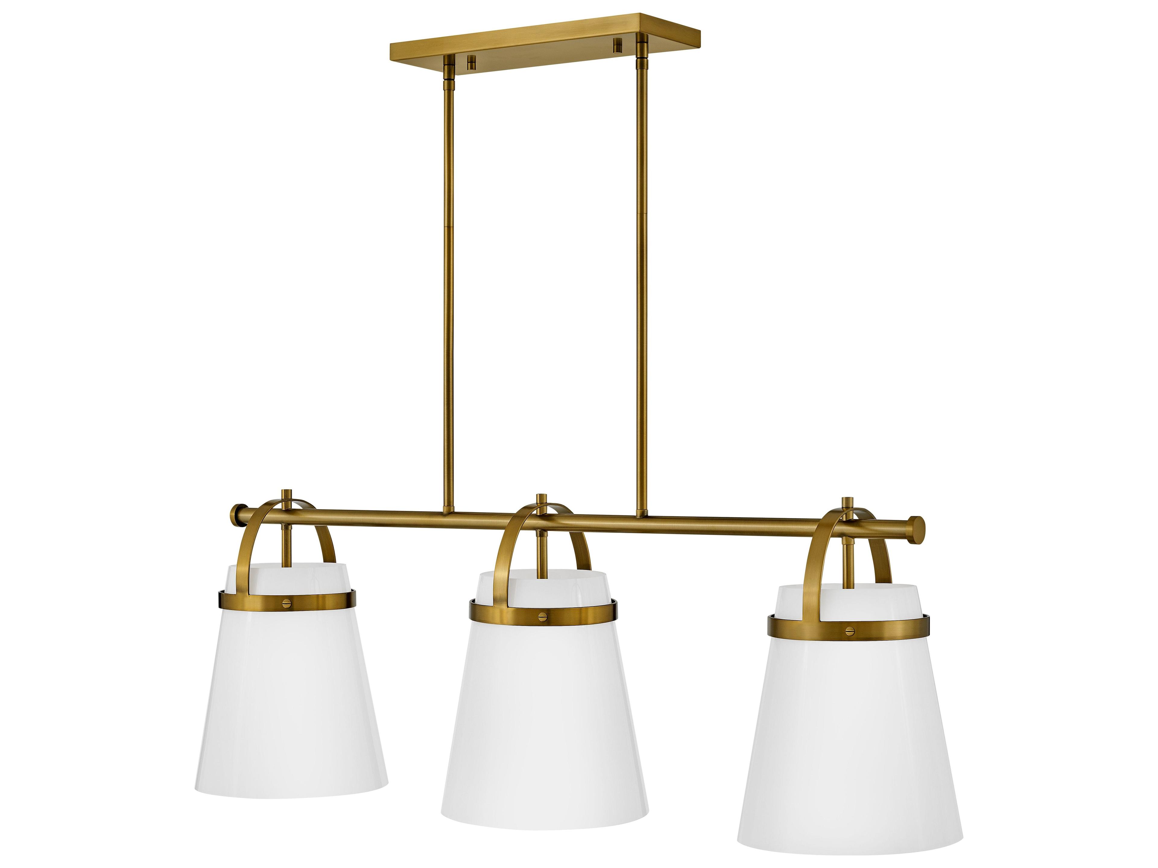 Lark Living Tori 1-Light Lacquered Brass Island Pendant