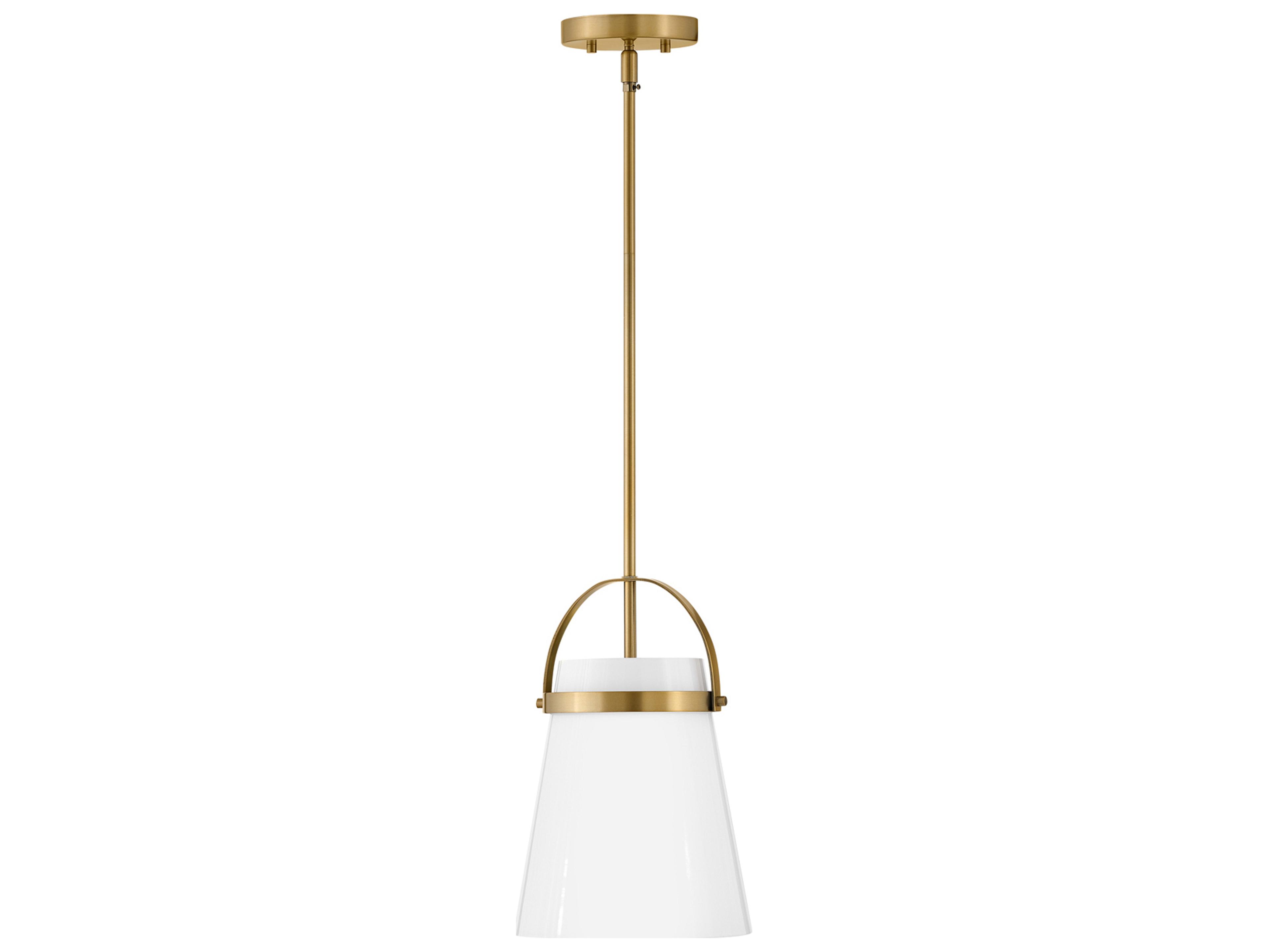 Tori 1-Light Lacquered Brass Mini Pendant