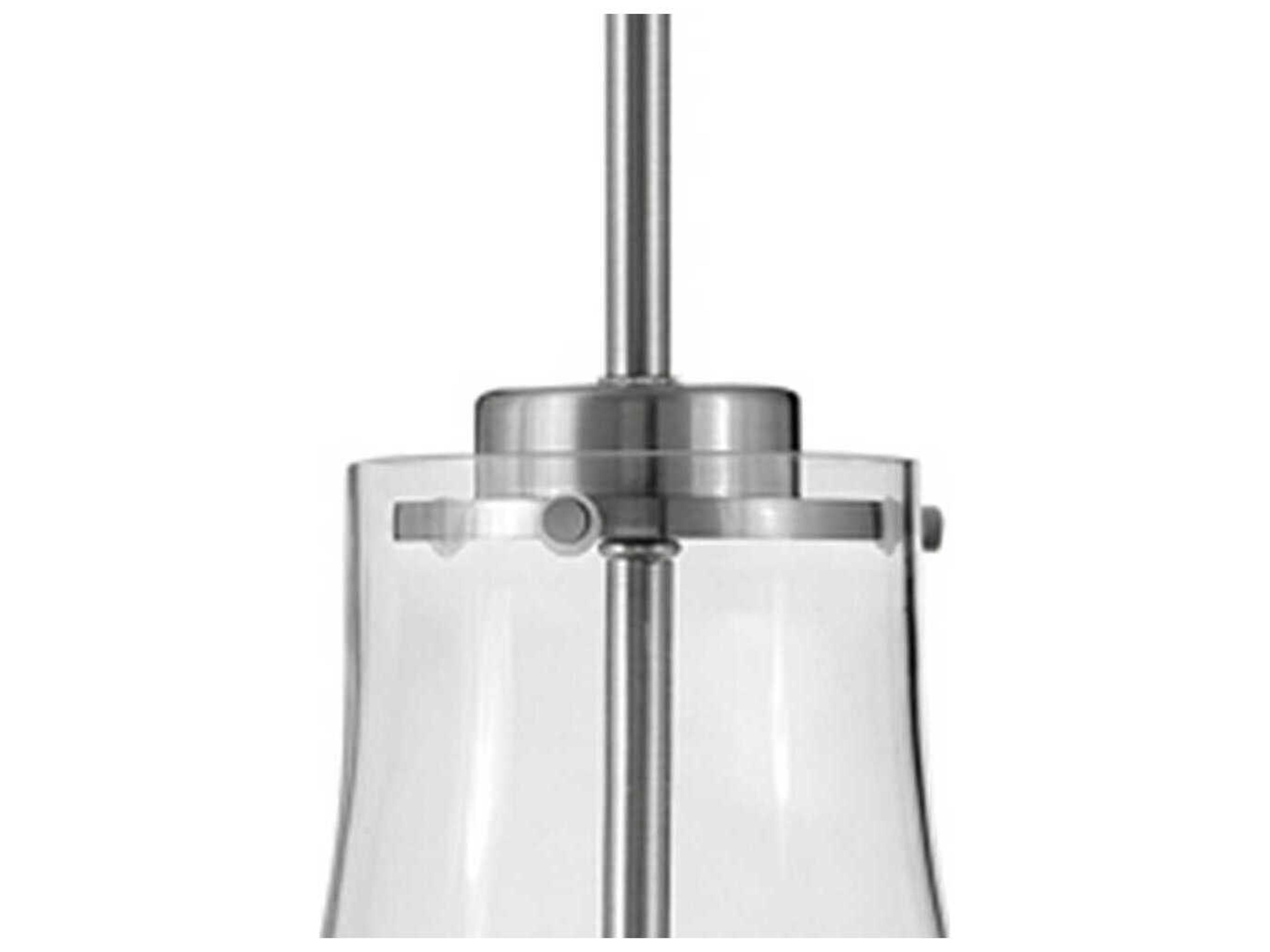 Lark Living Frankie 1-Light Brushed Nickel Mini Pendant
