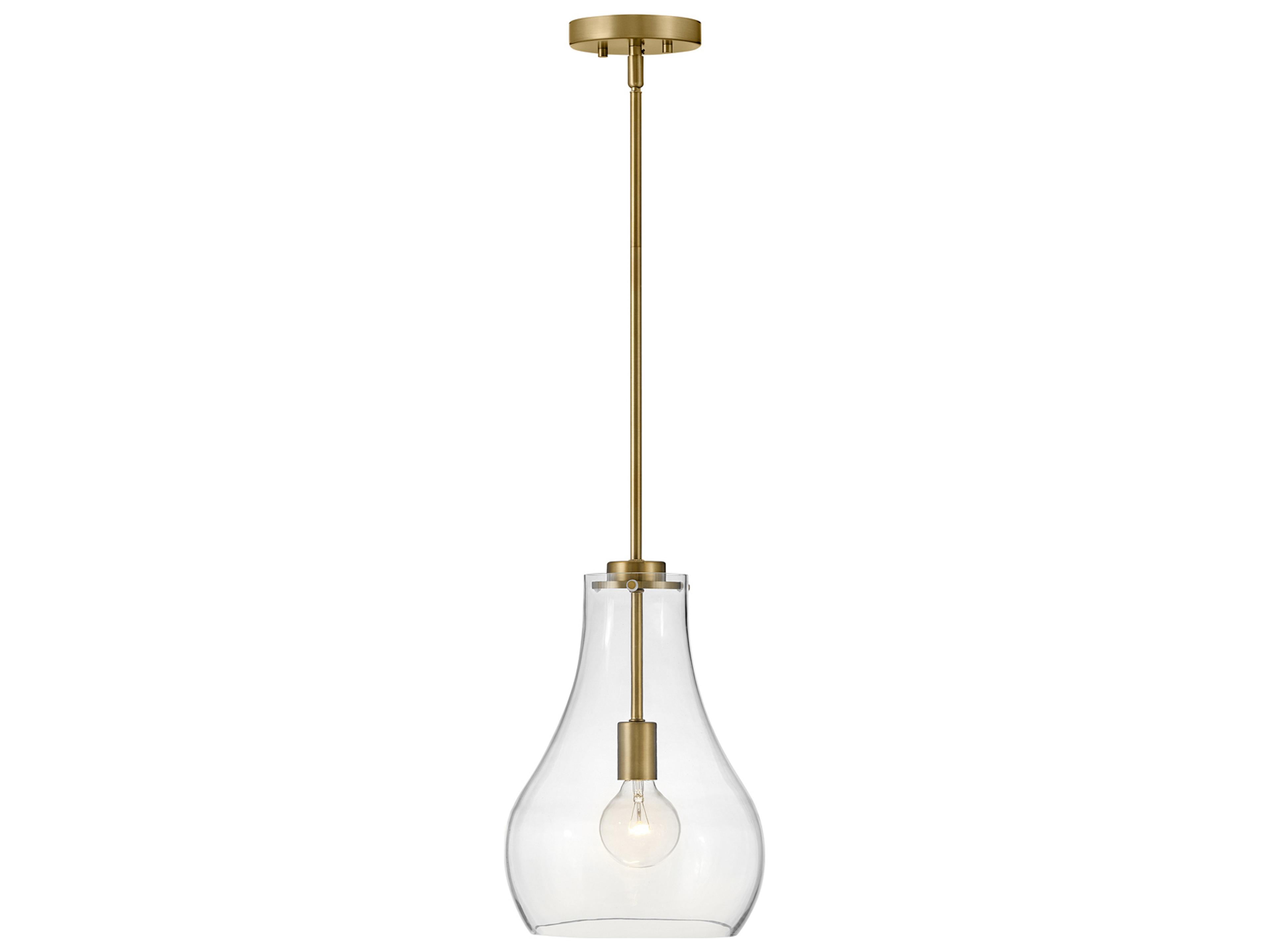Frankie 1-Light Lacquered Brass Mini Pendant