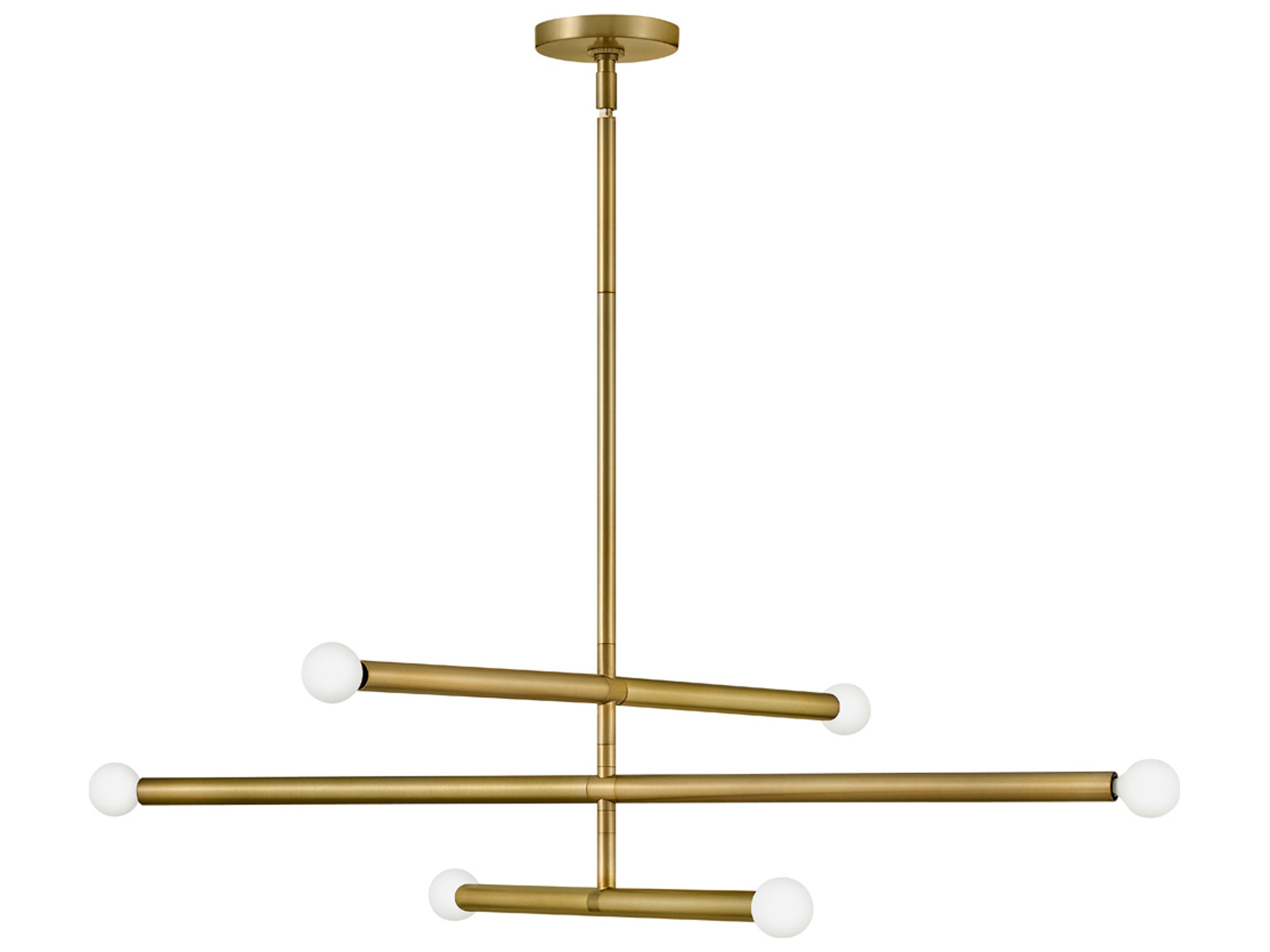 Millie 6-Light Lacquered Brass Pendant