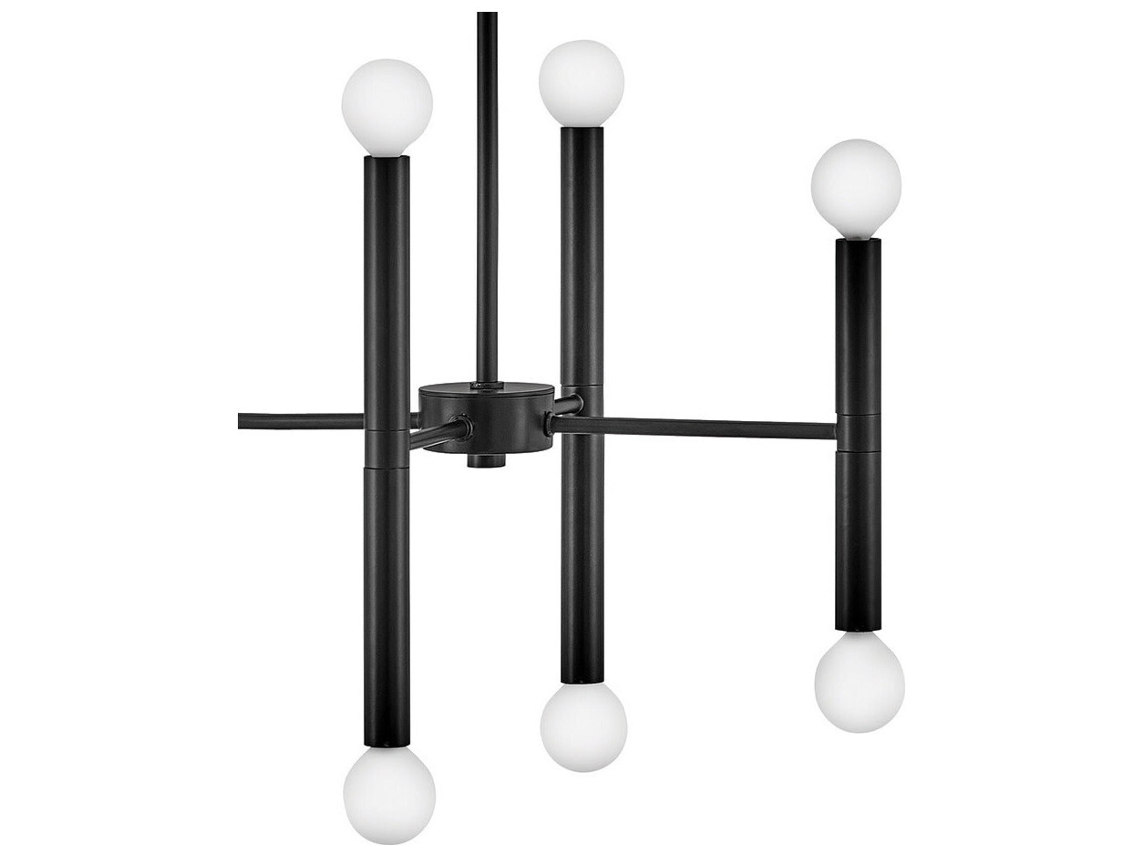 Lark Living Millie 16-Light6-Light Black Linear Island Pendant