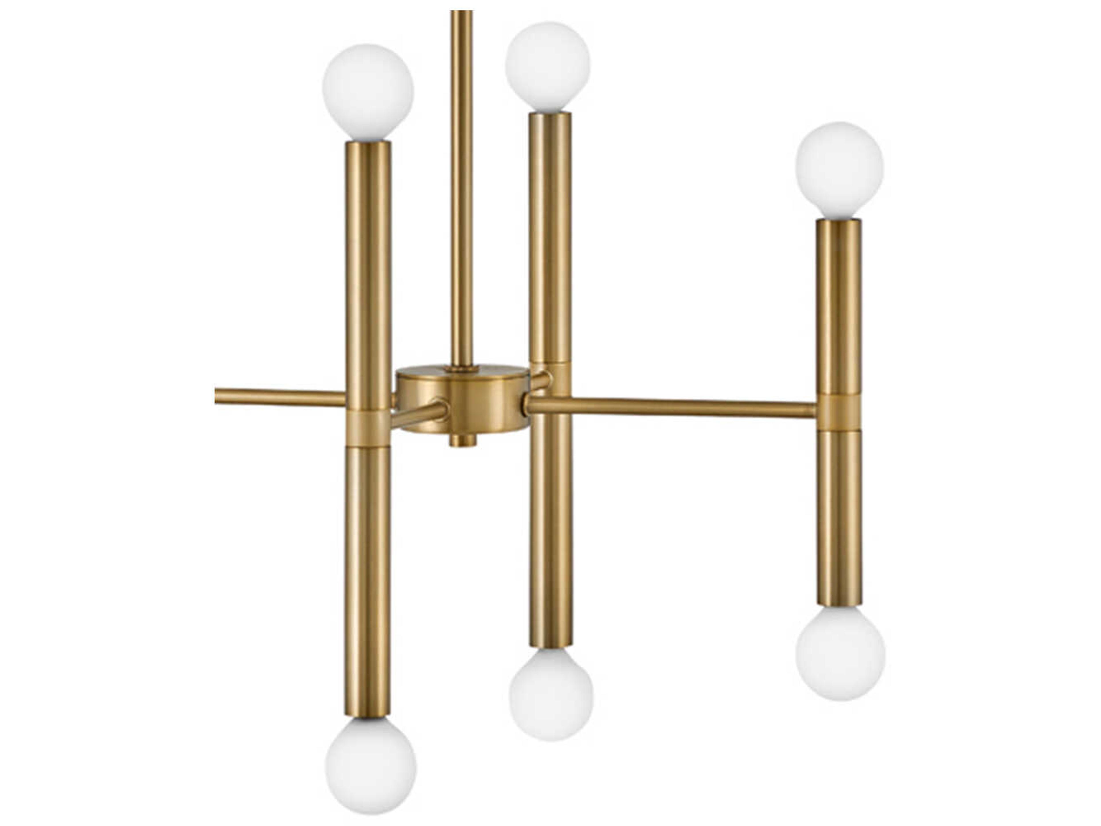 Lark Living Millie 16-Light6-Light Lacquered Brass Linear Island Pendant