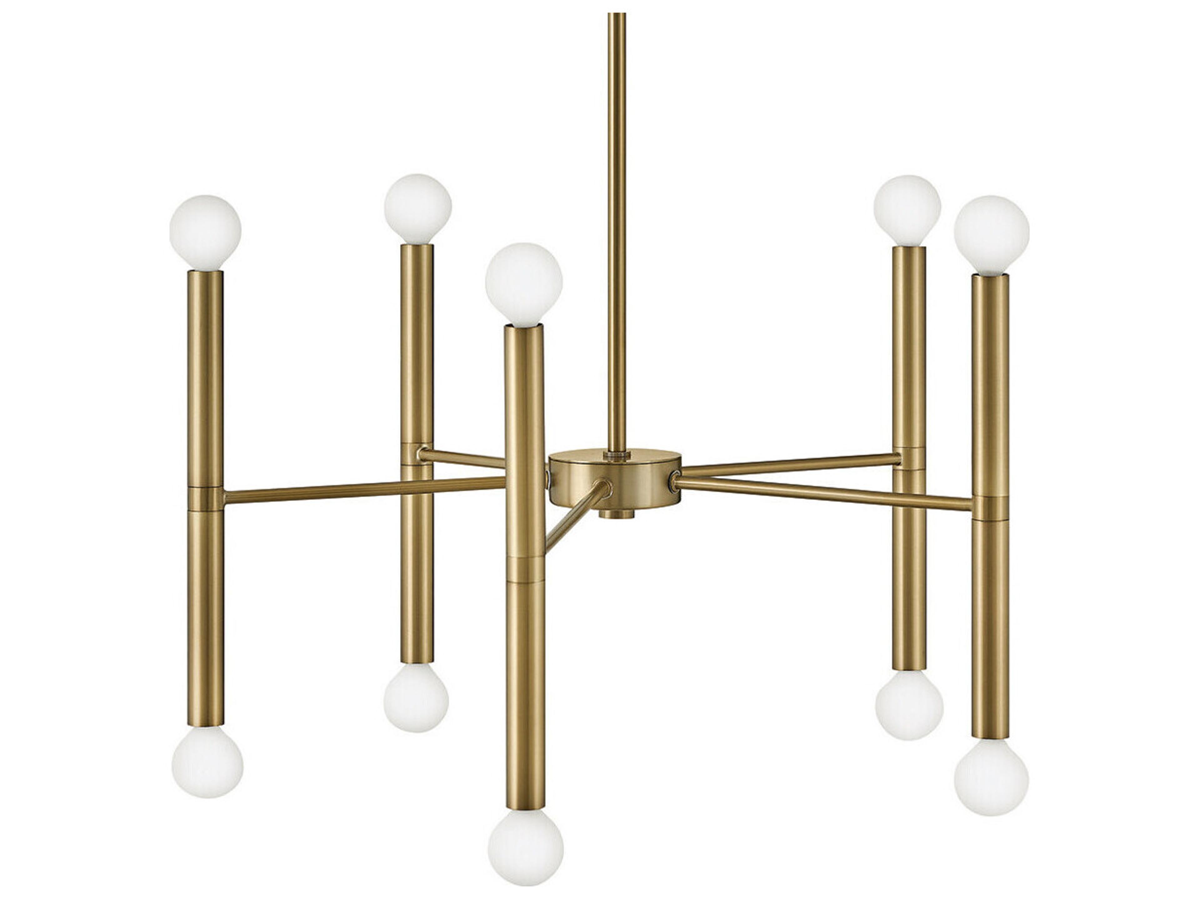 Lark Living Millie 10-Light Lacquered Brass Chandelier