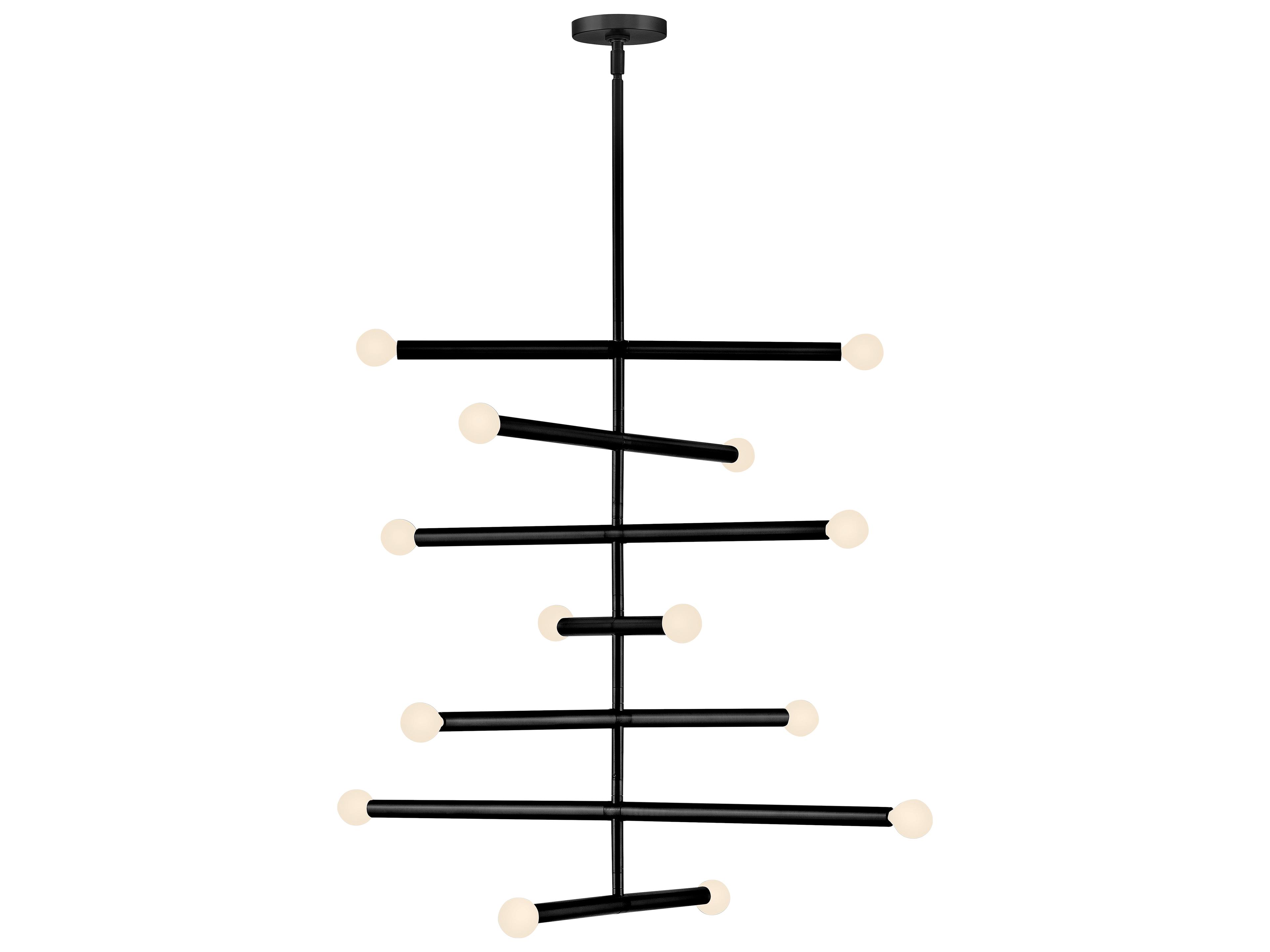 Millie 14-Light Black Chandelier