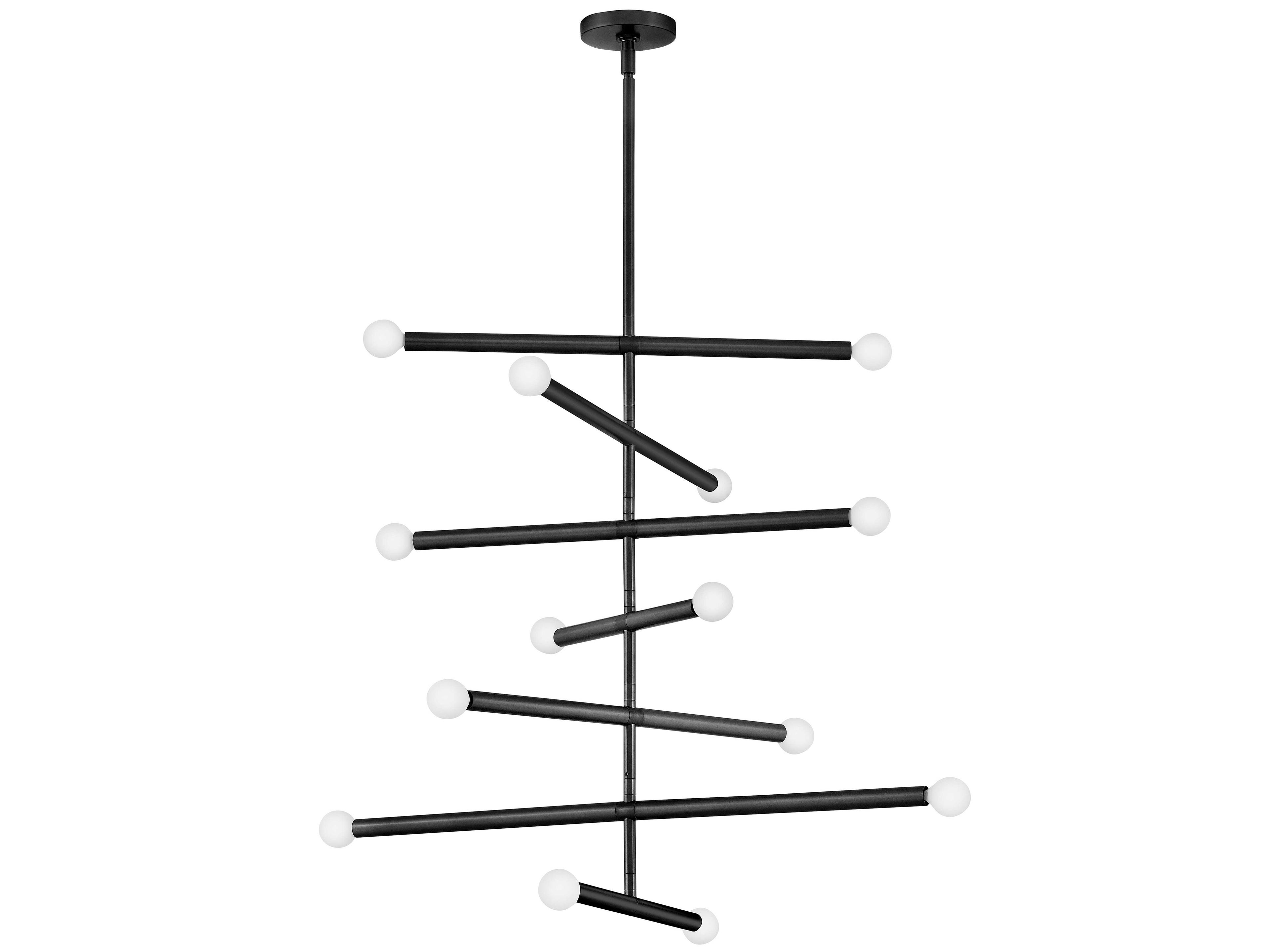 Lark Living Millie 14-Light Black Chandelier
