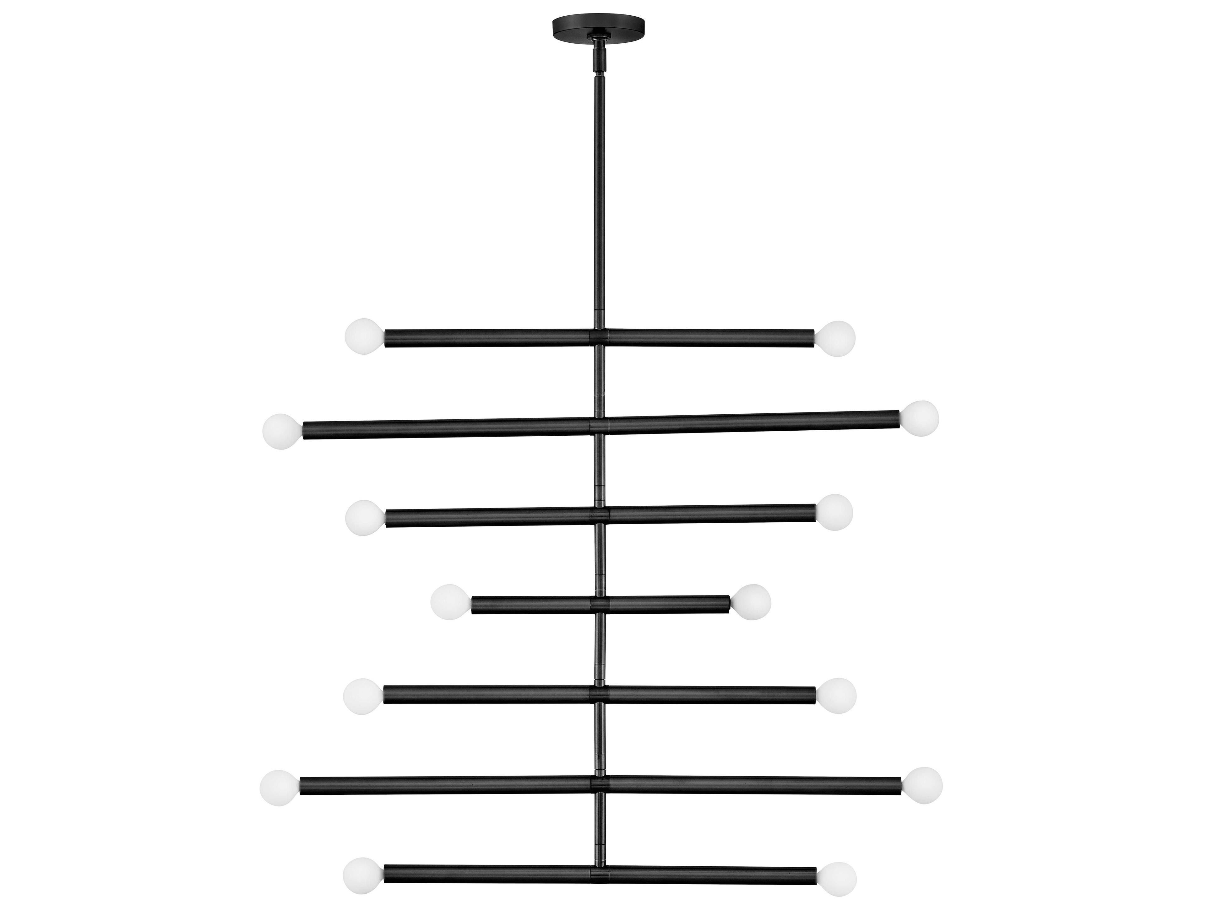 Lark Living Millie 14-Light Black Chandelier